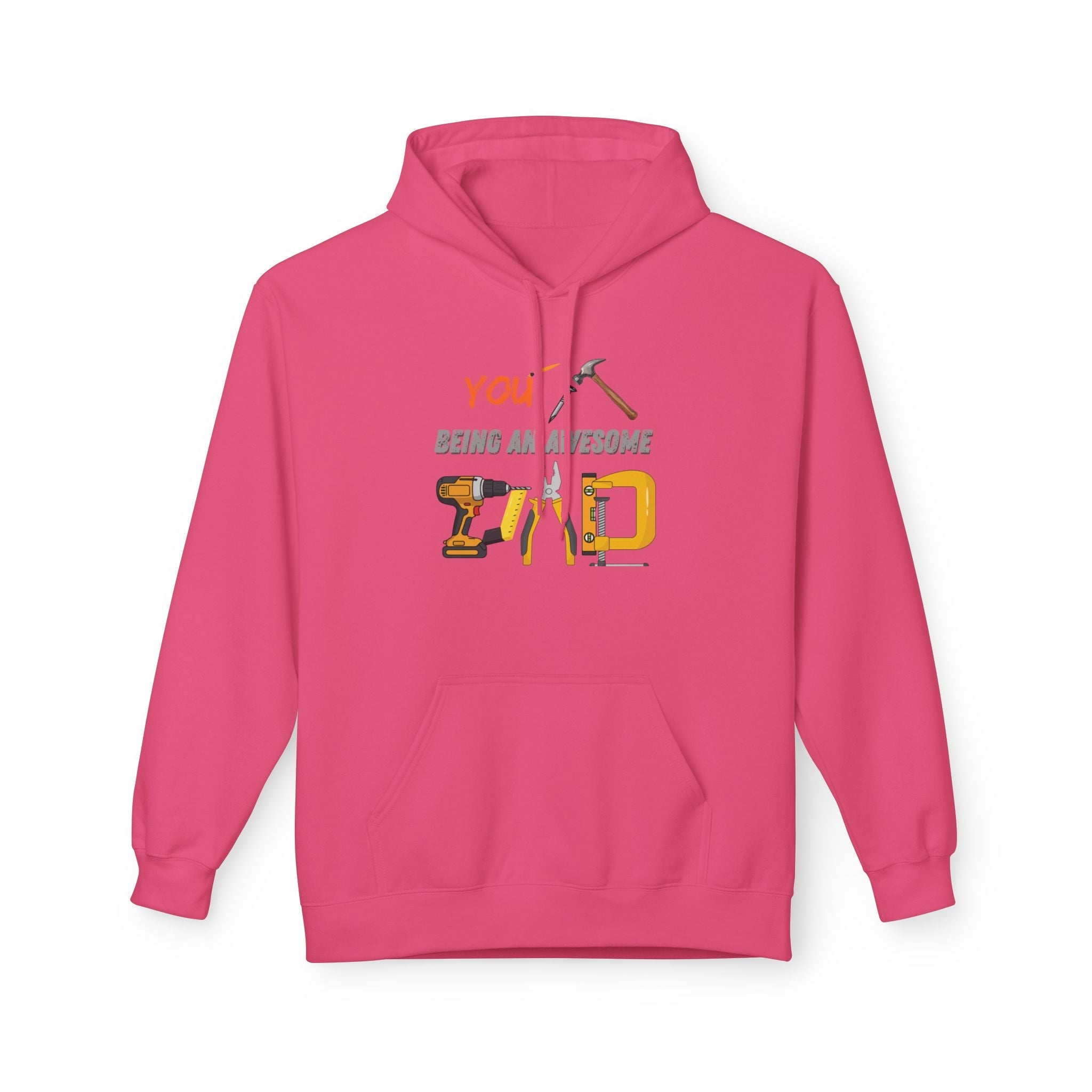 Handyman Dad Hoodie - "You Nailed Being an Awesome Dad" Tool Design