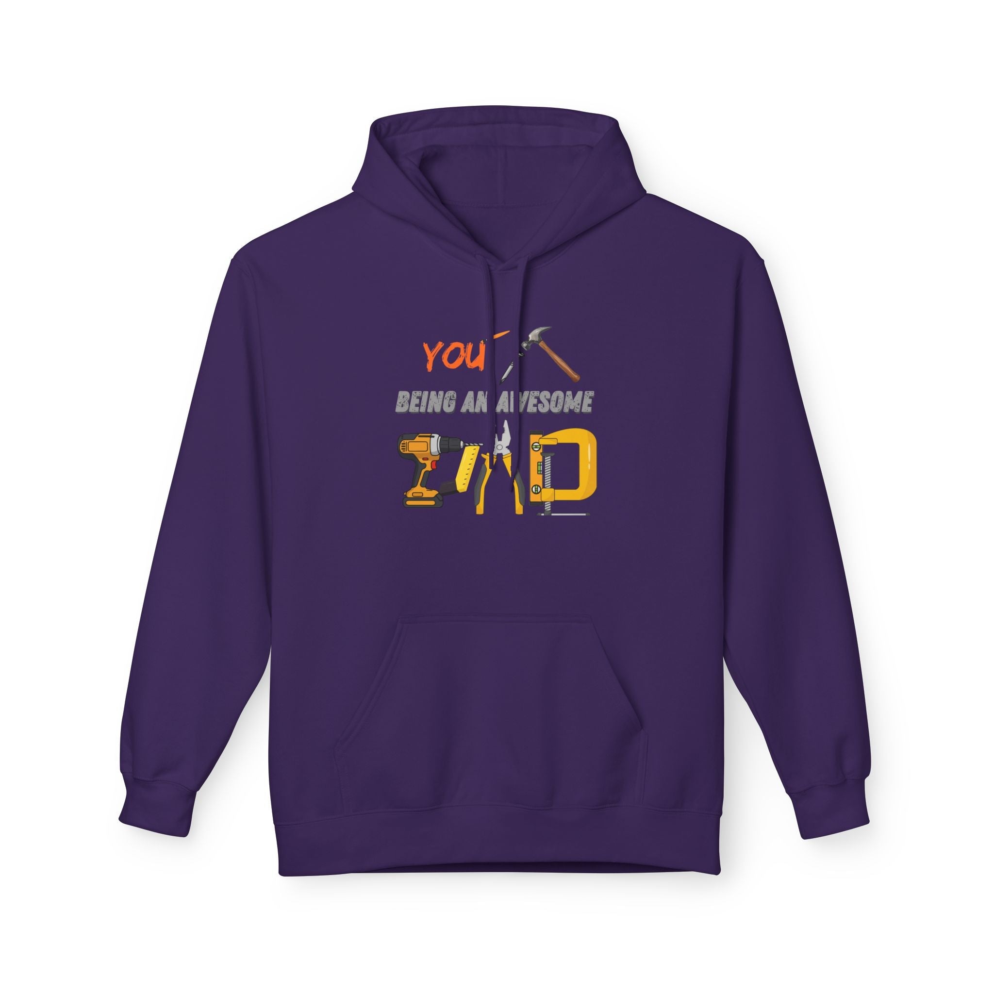 Handyman Dad Hoodie - "You Nailed Being an Awesome Dad" Tool Design