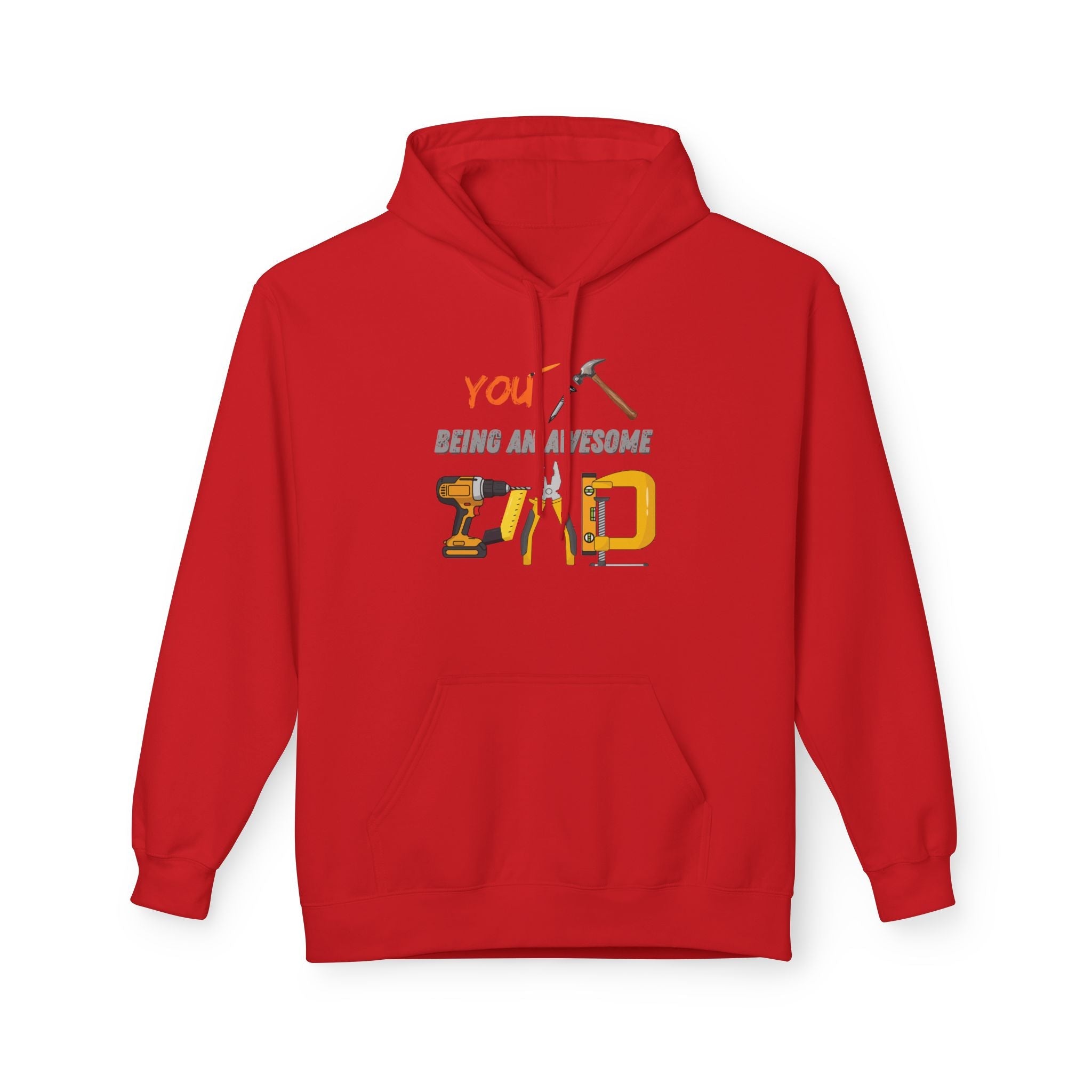 Handyman Dad Hoodie - "You Nailed Being an Awesome Dad" Tool Design
