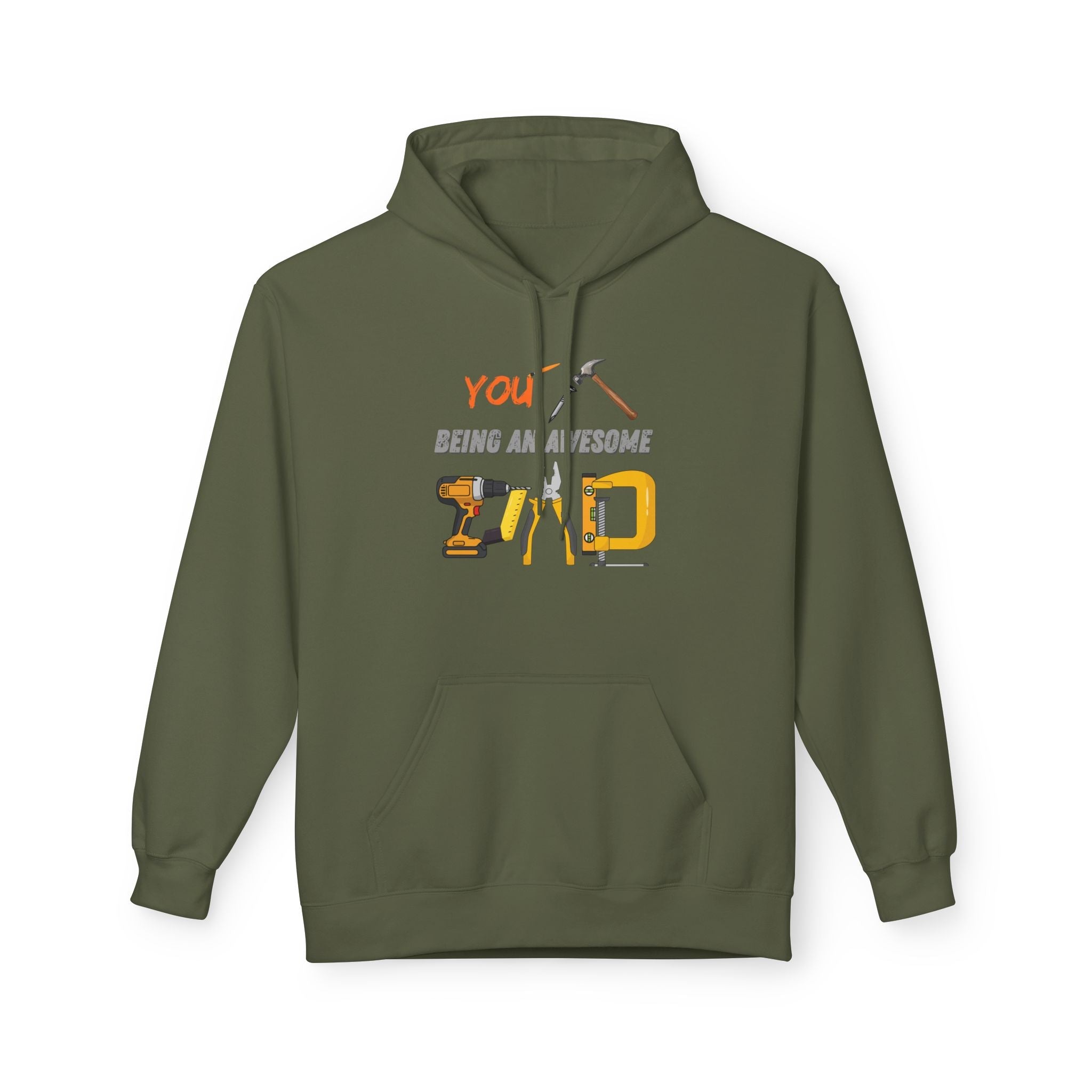 Handyman Dad Hoodie - "You Nailed Being an Awesome Dad" Tool Design