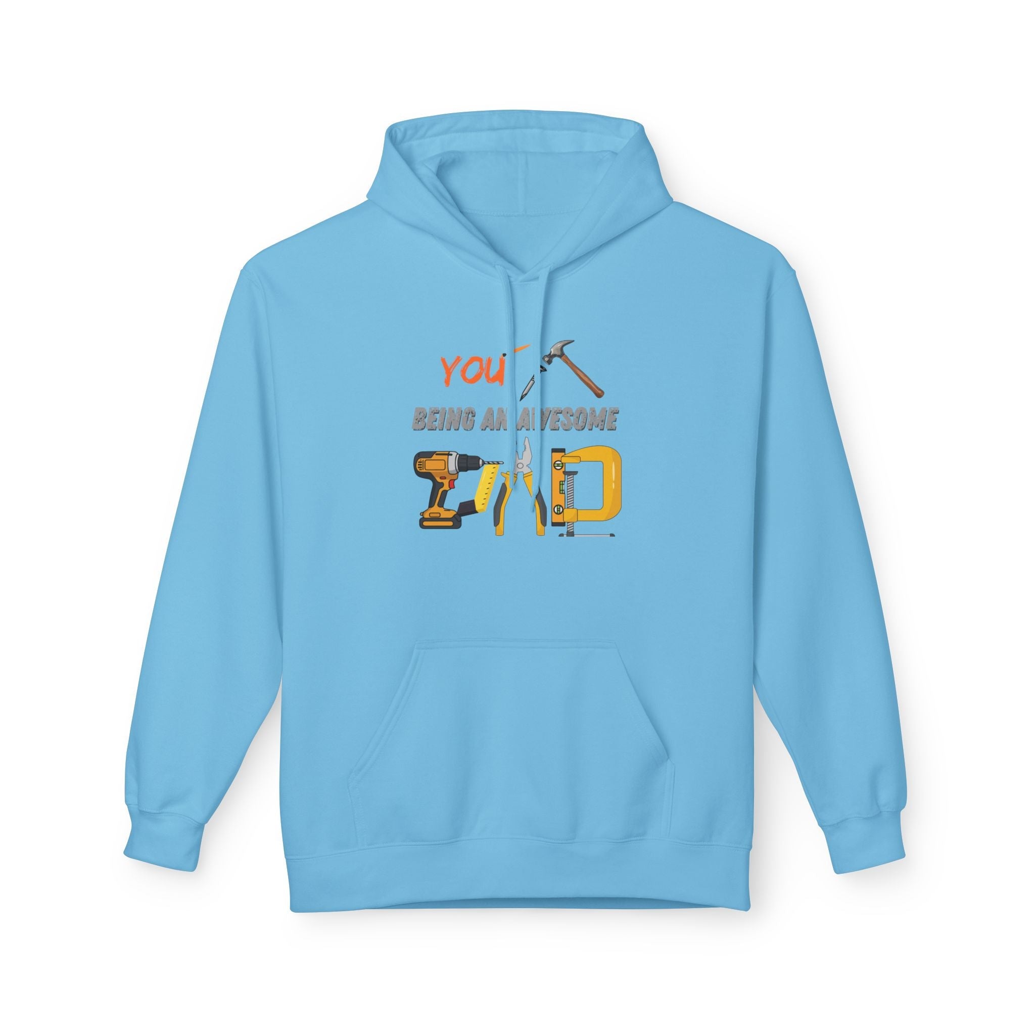 Handyman Dad Hoodie - "You Nailed Being an Awesome Dad" Tool Design