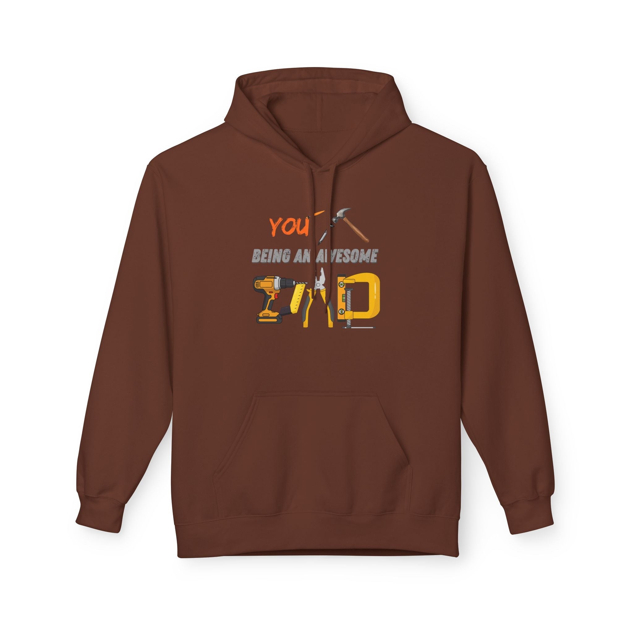 Handyman Dad Hoodie - "You Nailed Being an Awesome Dad" Tool Design