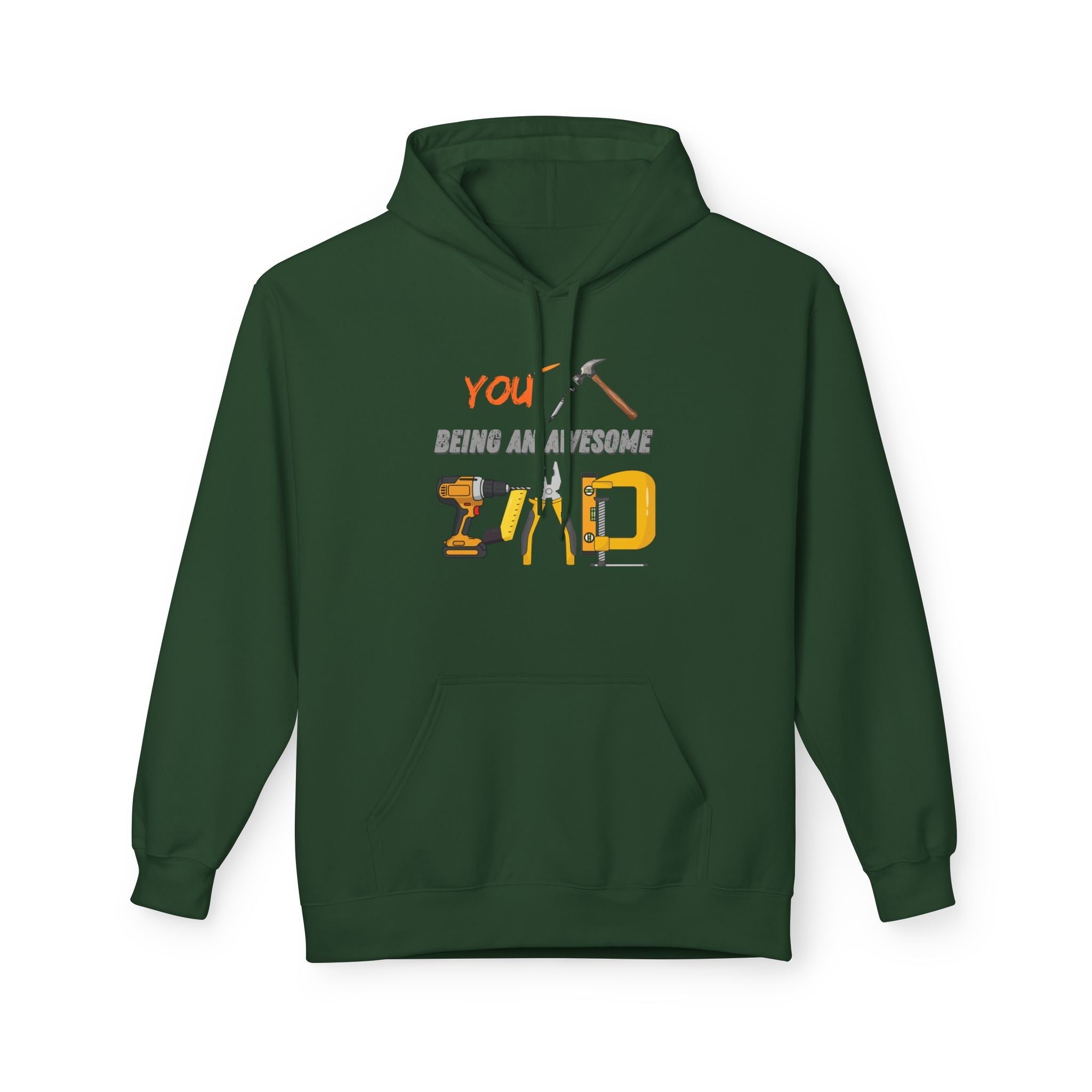 Handyman Dad Hoodie - "You Nailed Being an Awesome Dad" Tool Design