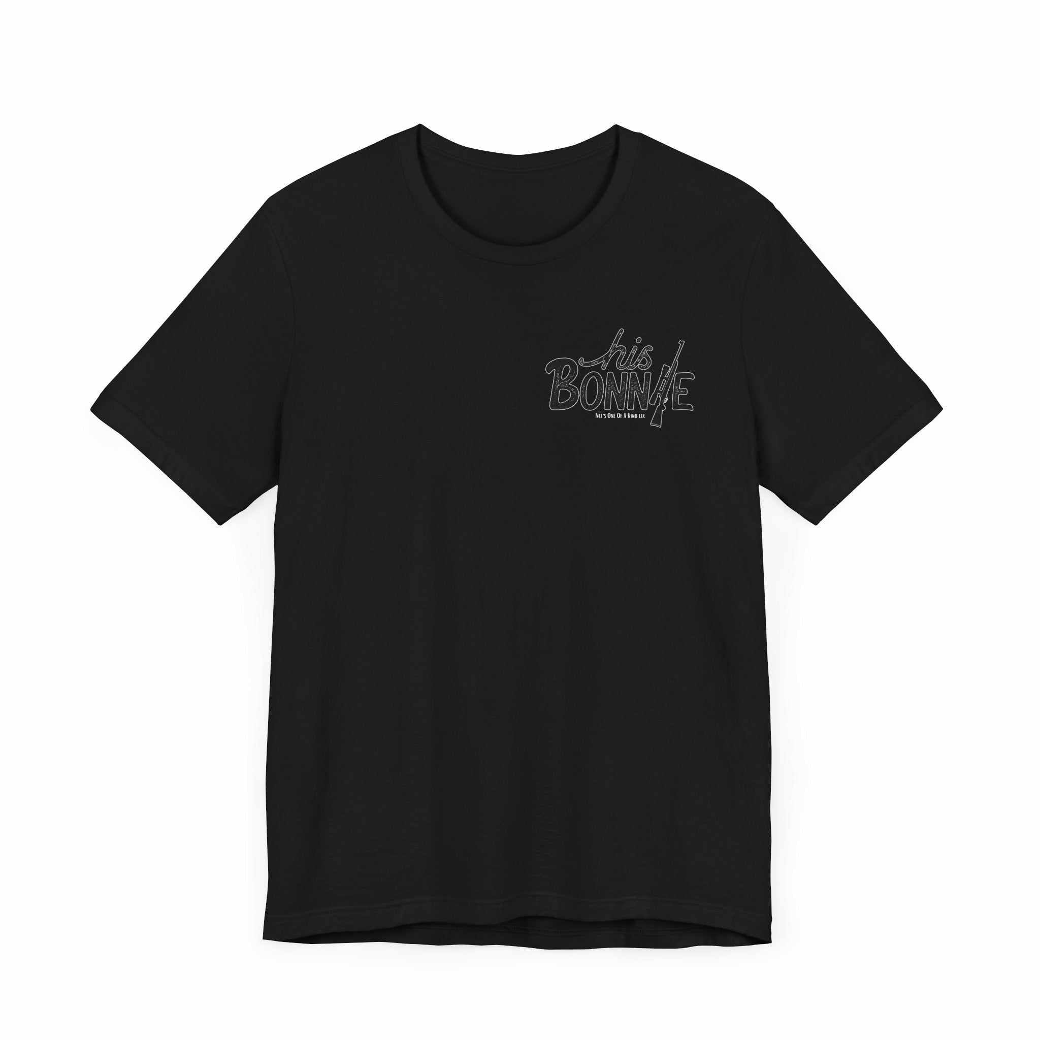 His Bonnie to Her Clyde Valentine Casual Soft Unisex Jersey Crew Neck T-ShirtClyde Valentine Casual Soft Unisex Jersey Crew Neck Short Sleeve Tee Express Delivery