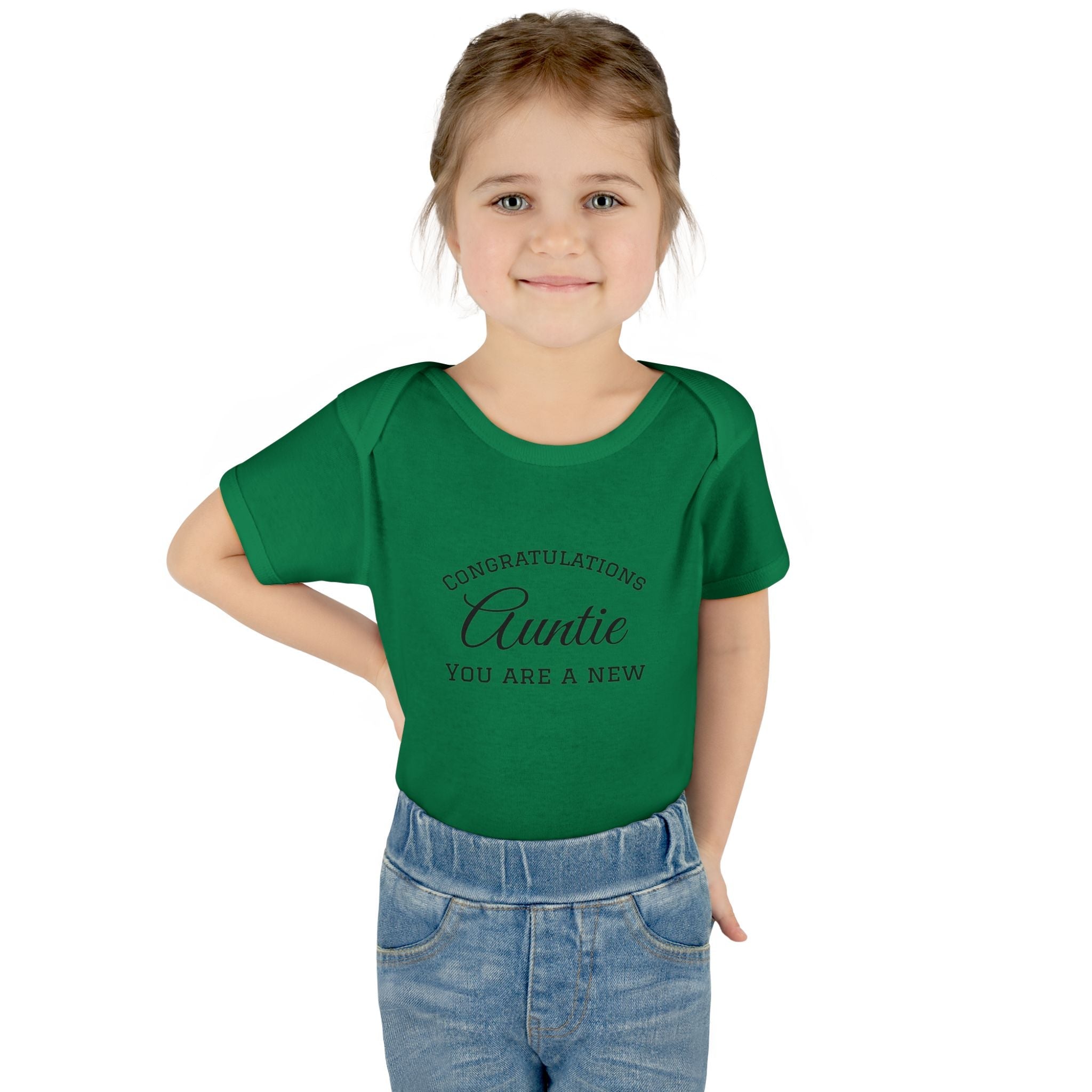 Infant Baby Add Text Rib Bodysuit