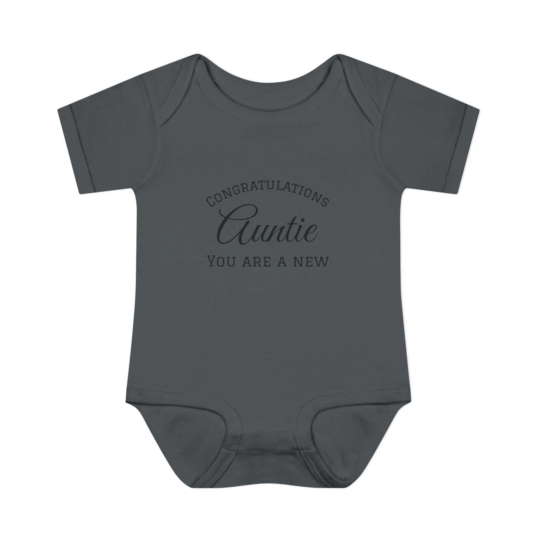 Infant Baby Add Text Rib Bodysuit