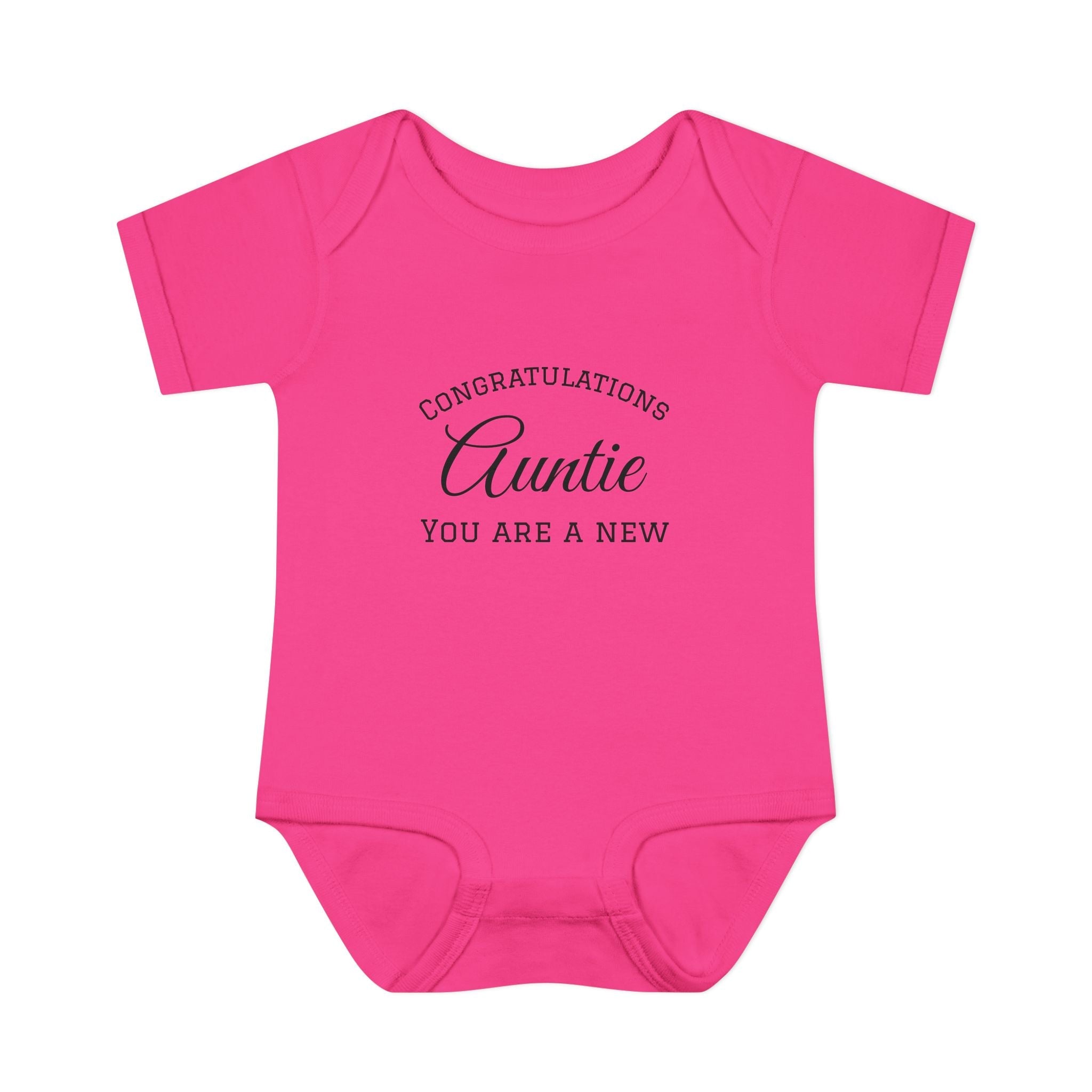 Infant Baby Add Text Rib Bodysuit