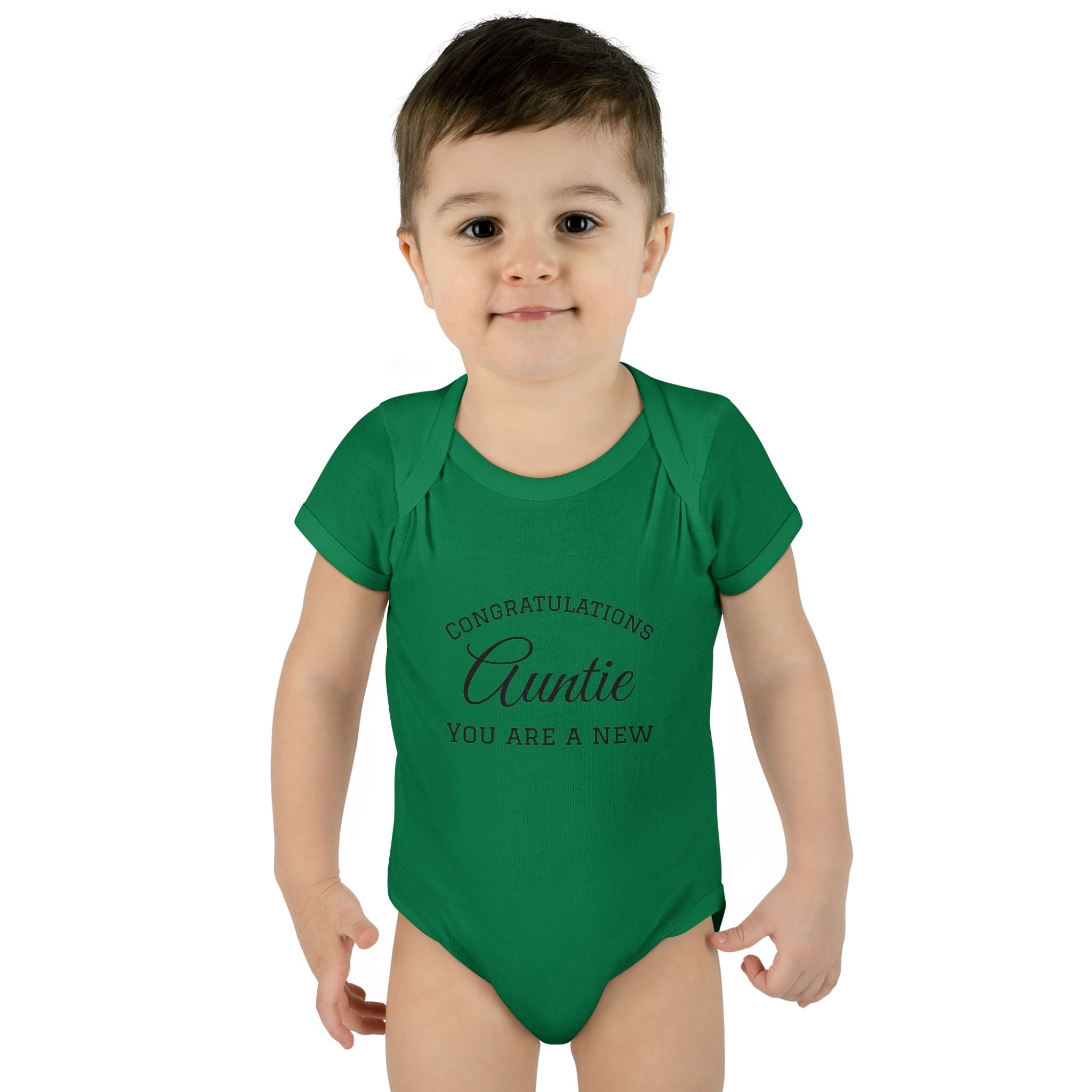 Infant Baby Add Text Rib Bodysuit