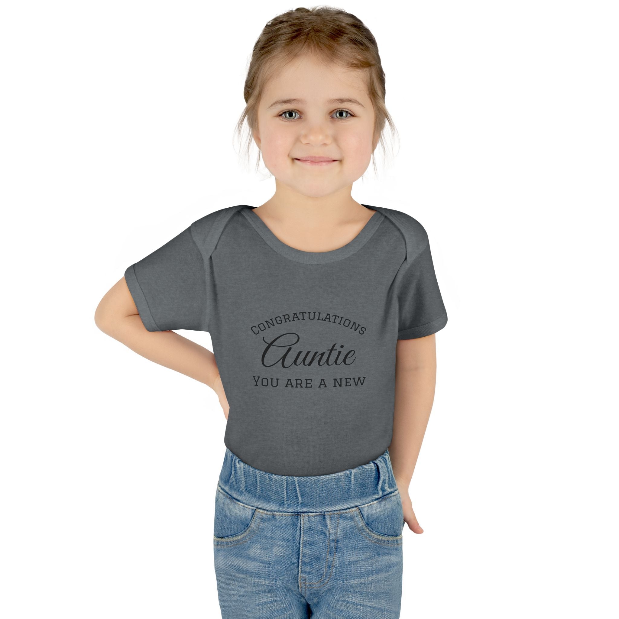 Infant Baby Add Text Rib Bodysuit