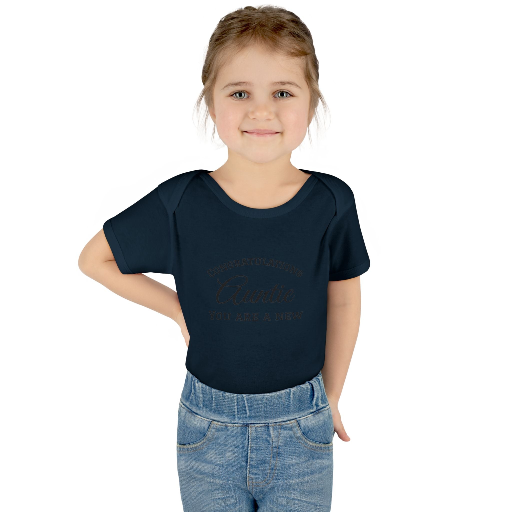 Infant Baby Add Text Rib Bodysuit