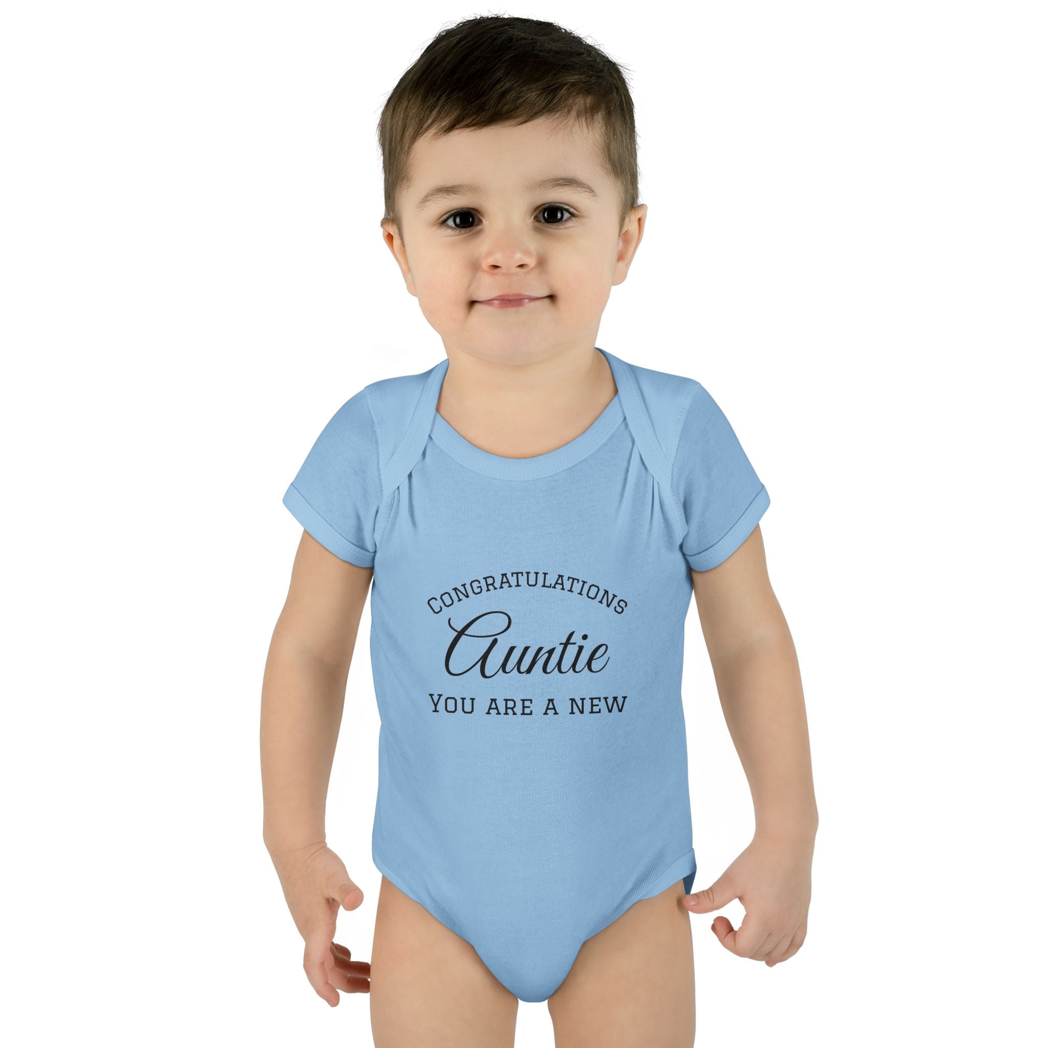 Infant Baby Add Text Rib Bodysuit