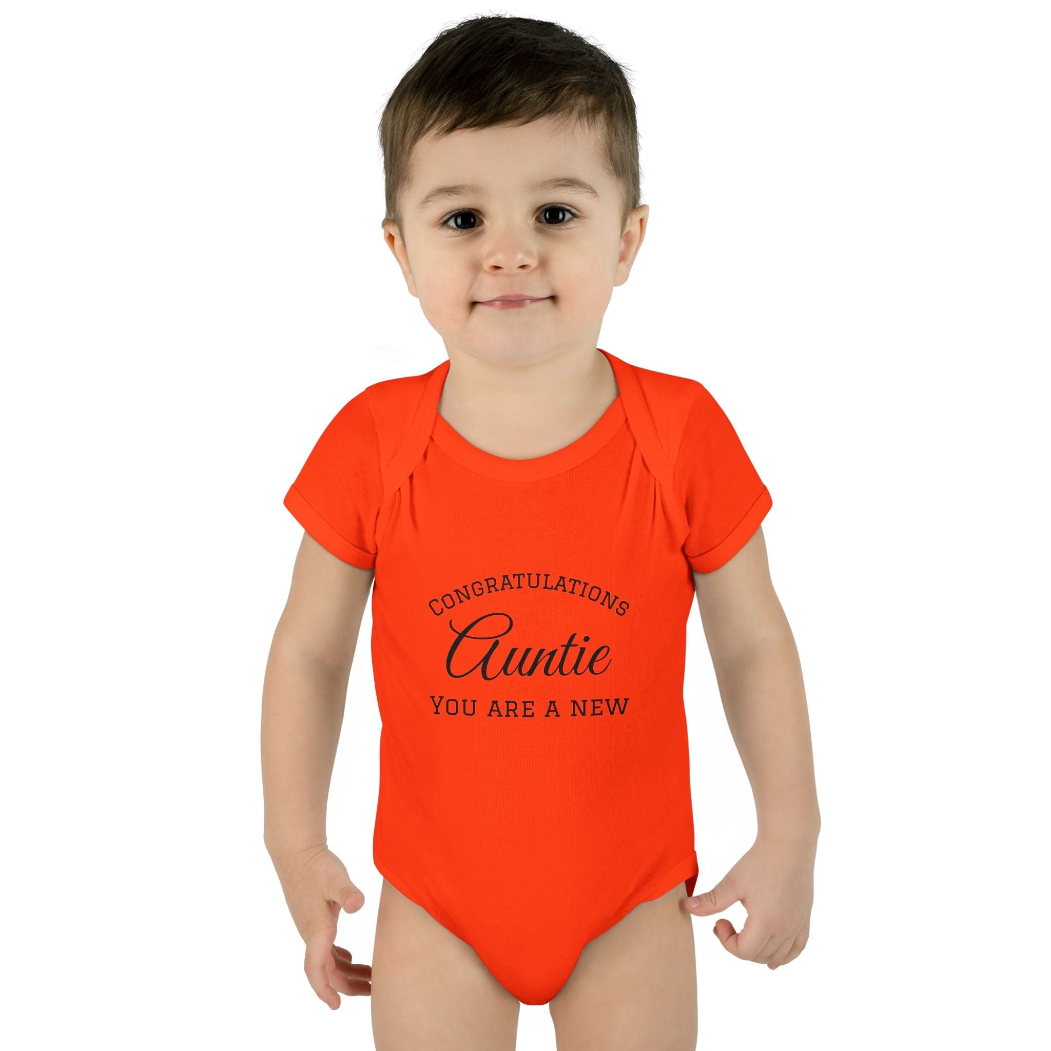 Infant Baby Add Text Rib Bodysuit