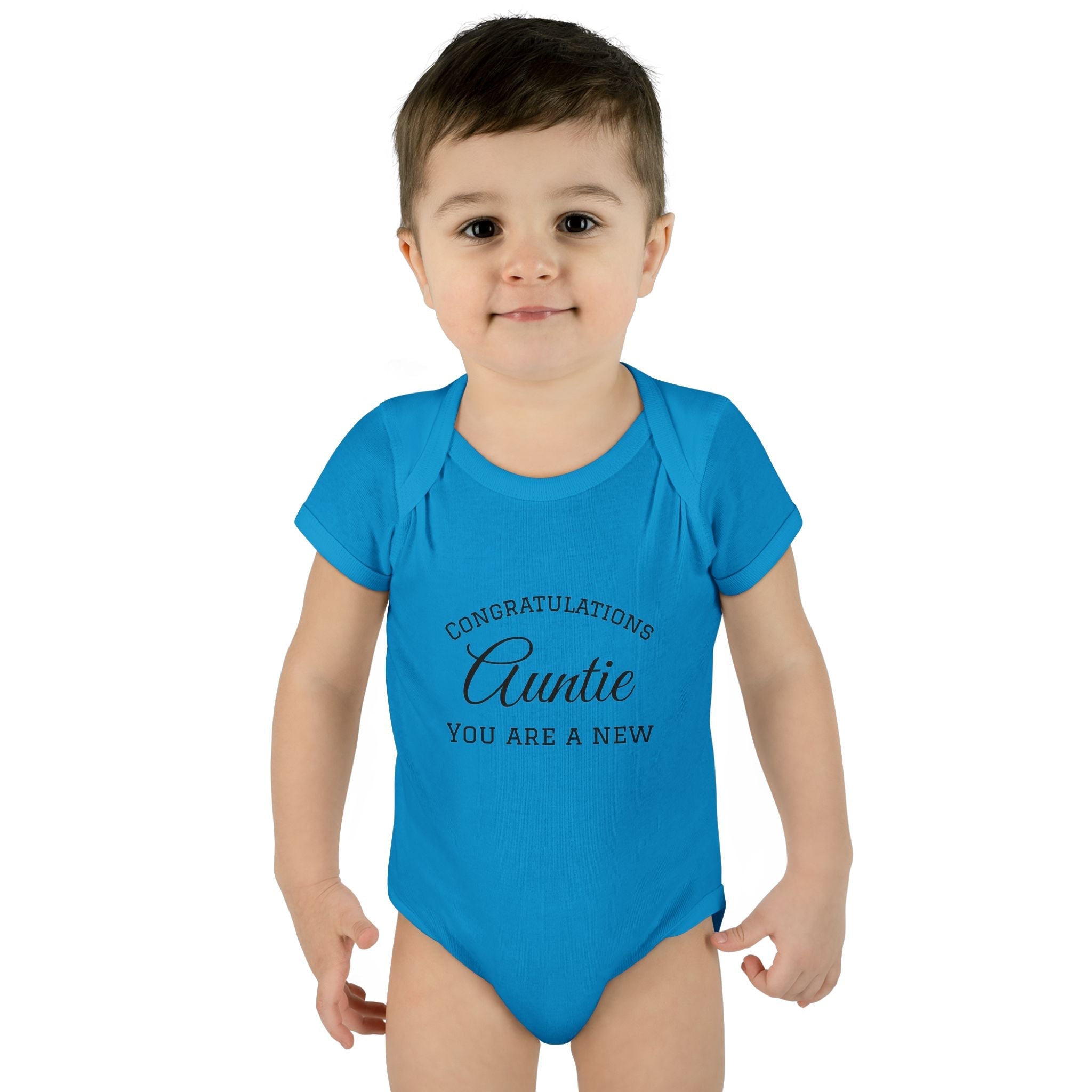 Infant Baby Add Text Rib Bodysuit