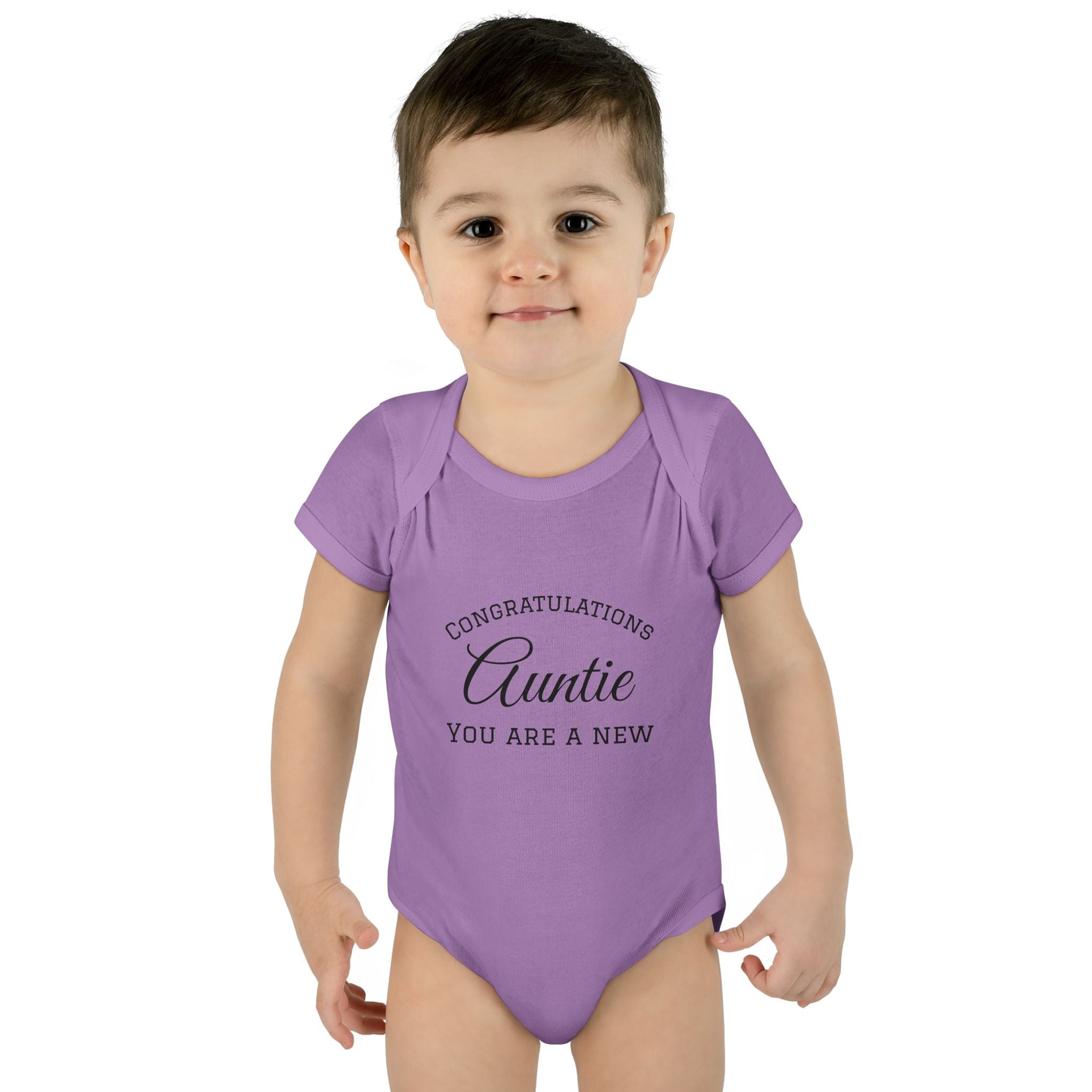 Infant Baby Add Text Rib Bodysuit