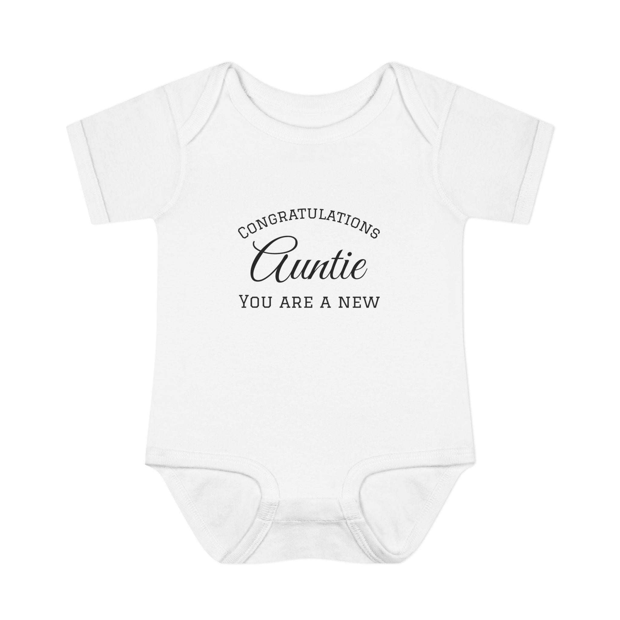 Infant Baby Add Text Rib Bodysuit