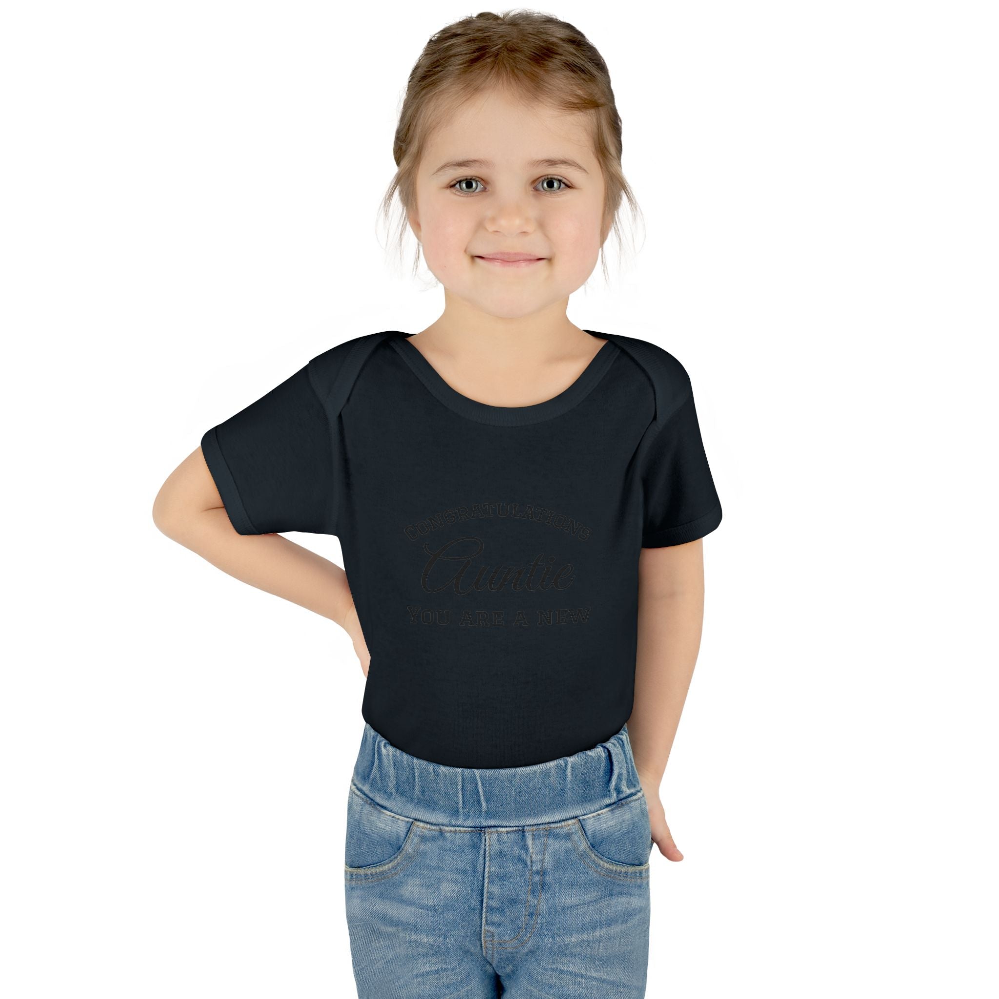 Infant Baby Add Text Rib Bodysuit