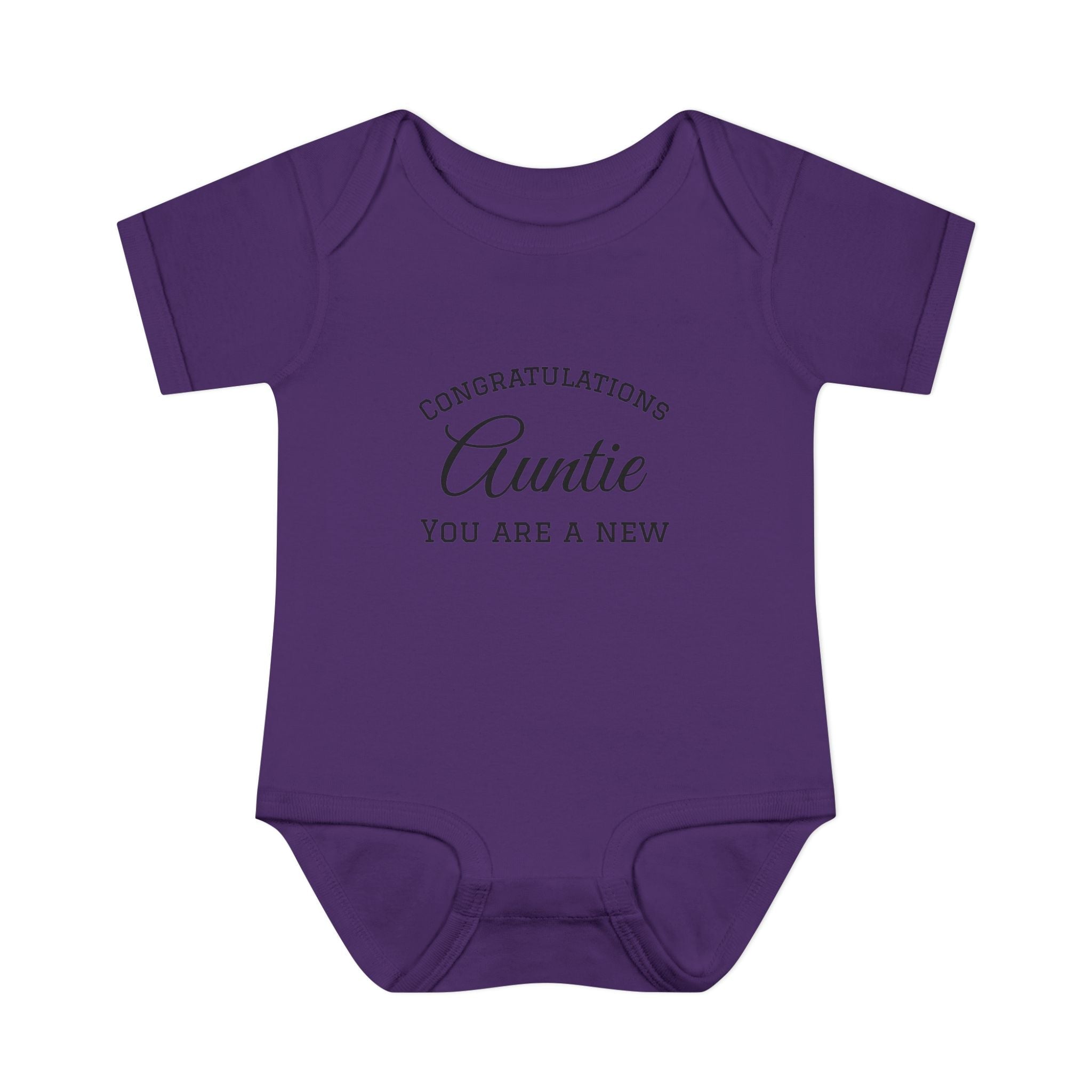 Infant Baby Add Text Rib Bodysuit
