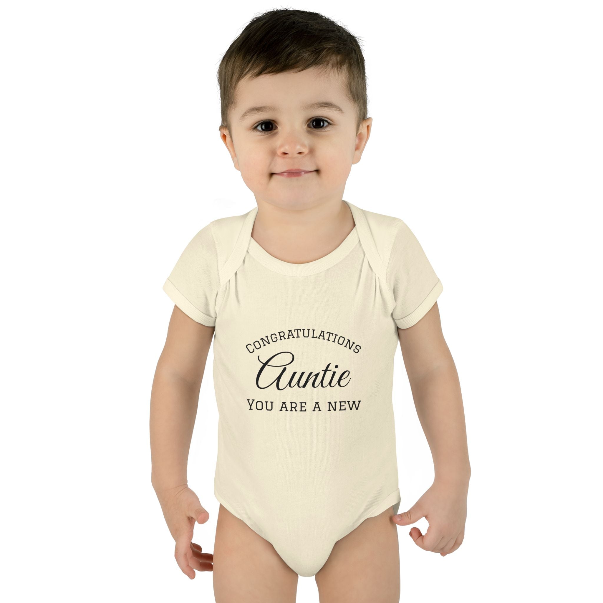 Infant Baby Add Text Rib Bodysuit