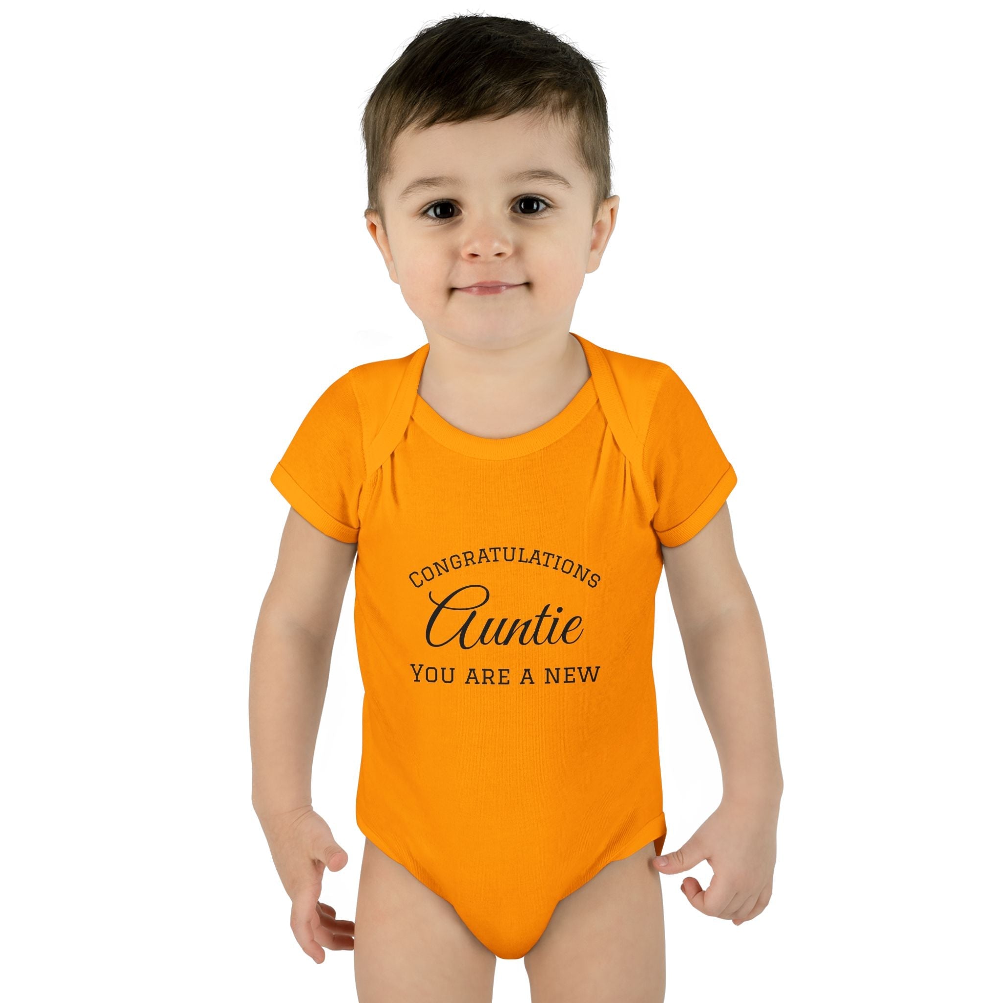 Infant Baby Add Text Rib Bodysuit