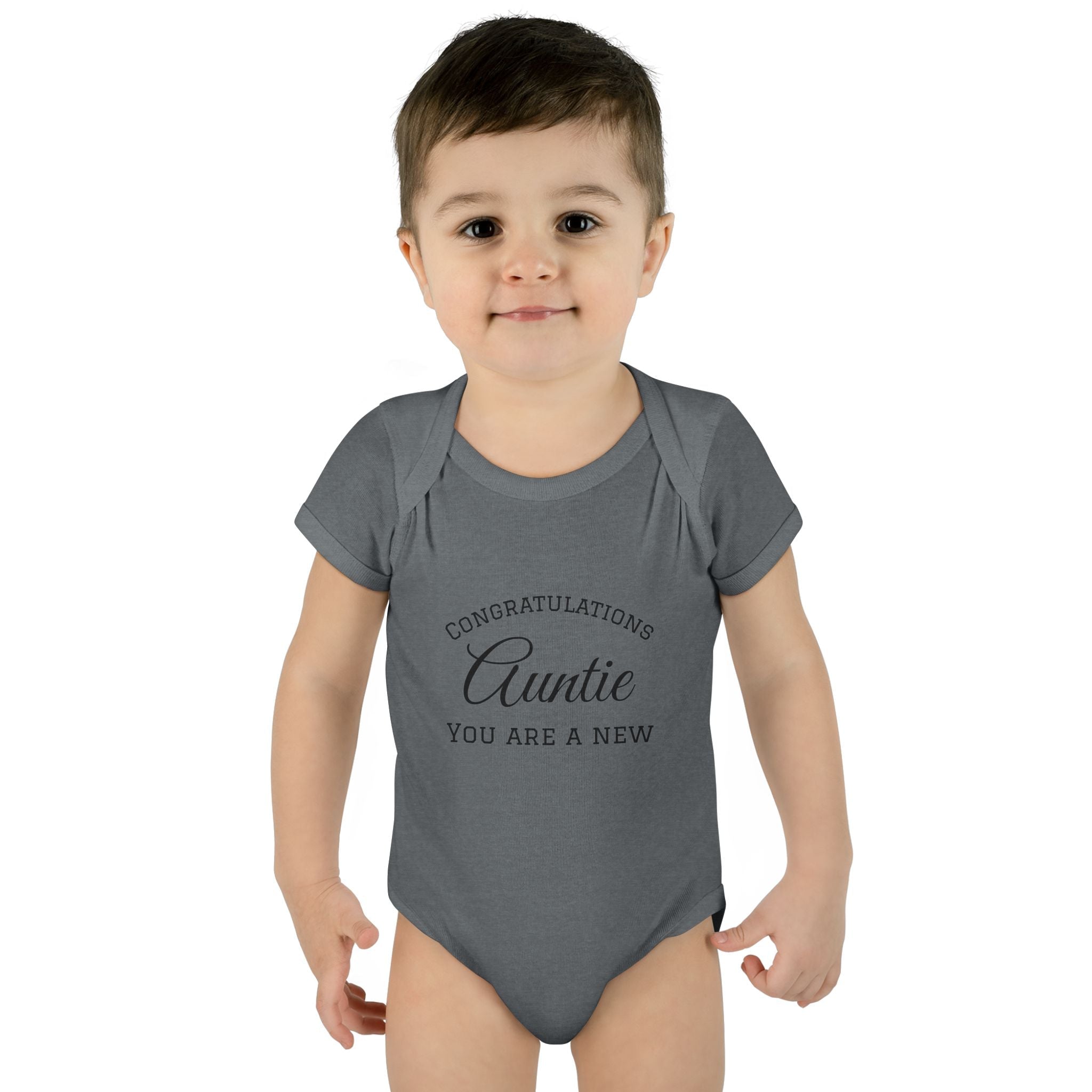 Infant Baby Add Text Rib Bodysuit