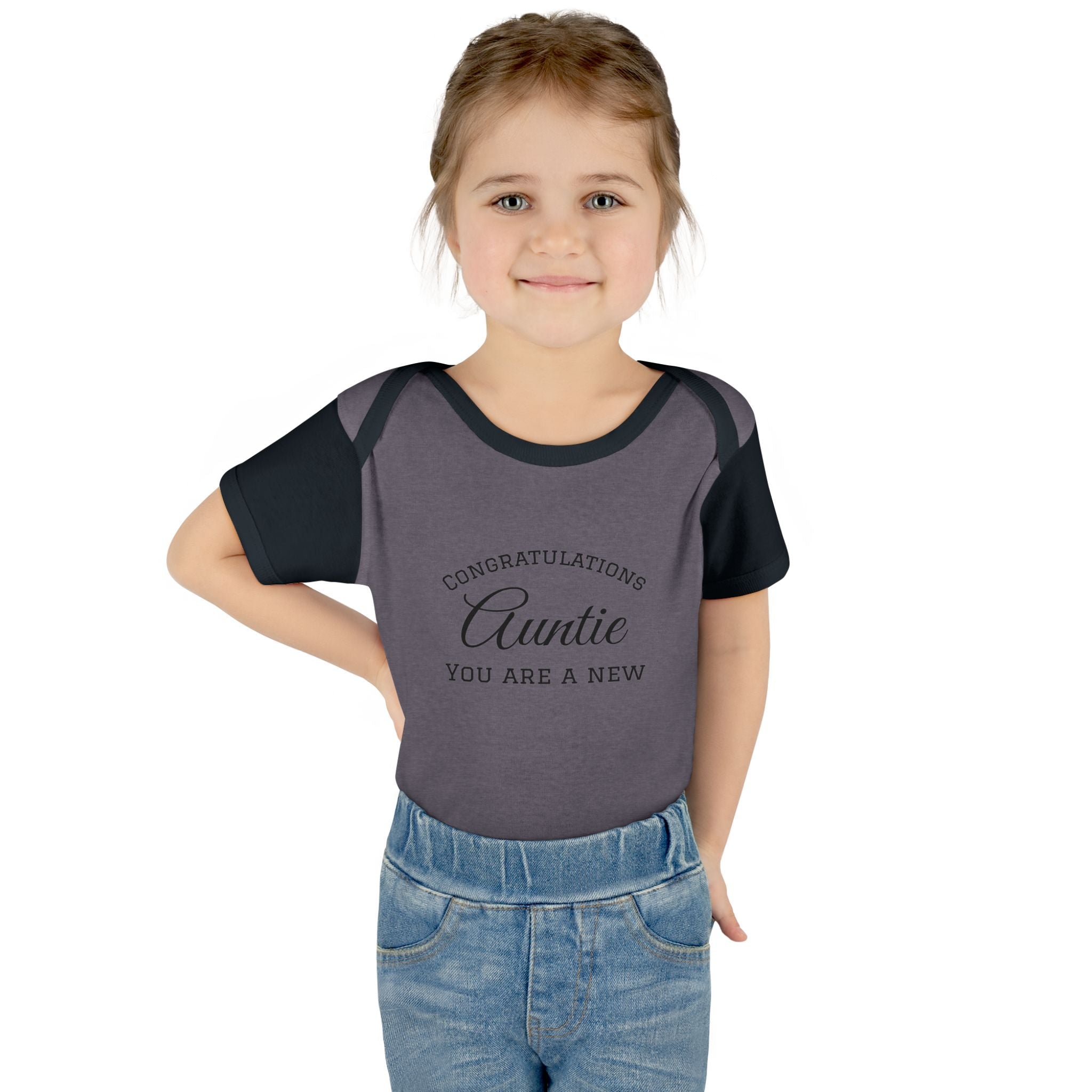 Infant Baby Add Text Rib Bodysuit