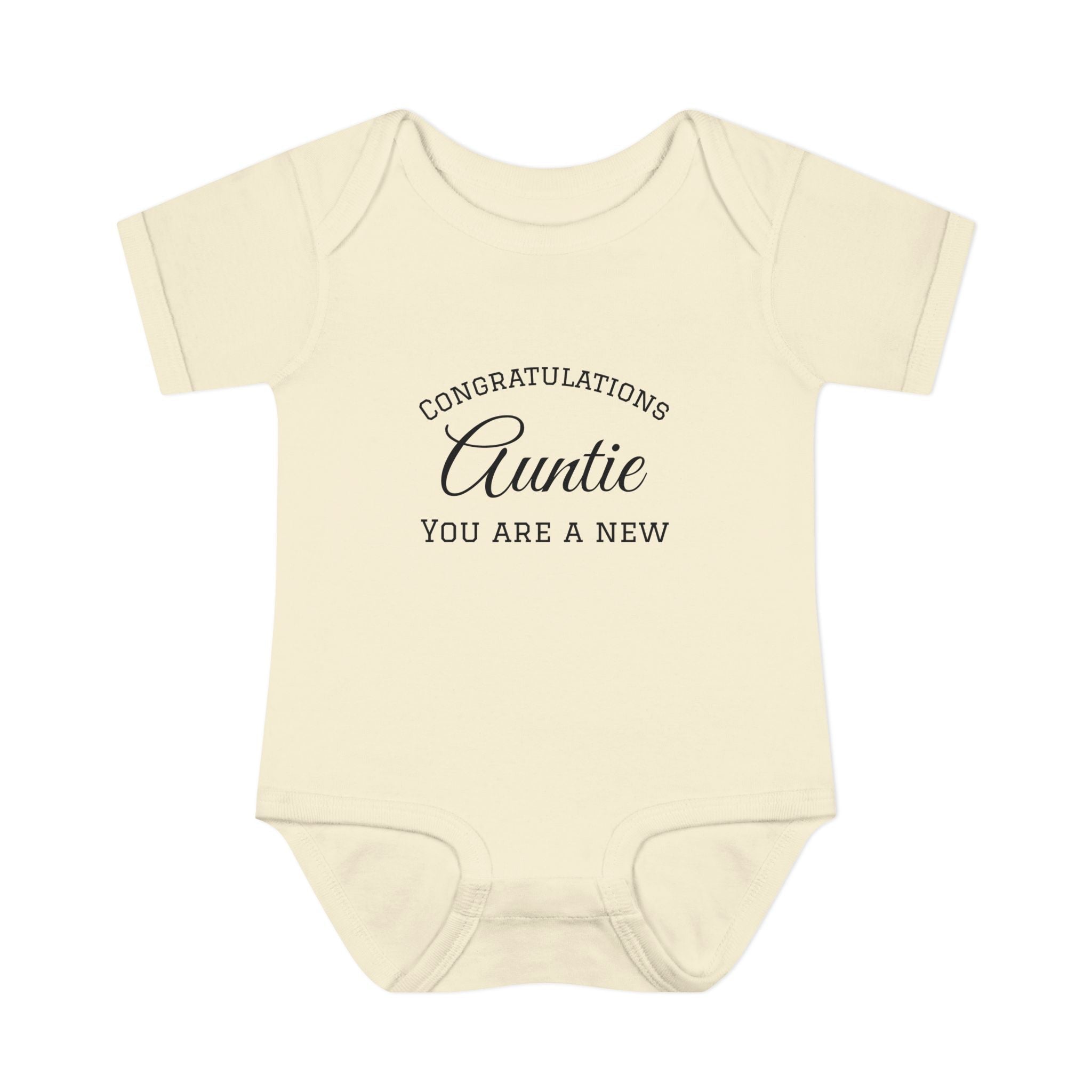 Infant Baby Add Text Rib Bodysuit