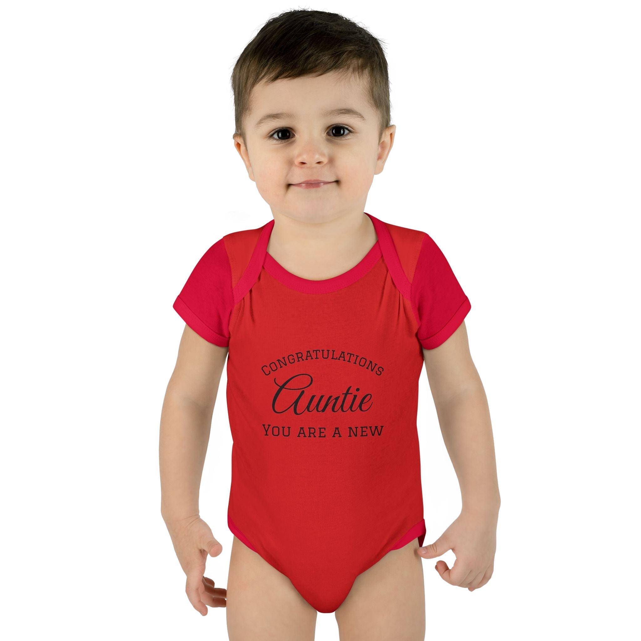 Infant Baby Add Text Rib Bodysuit