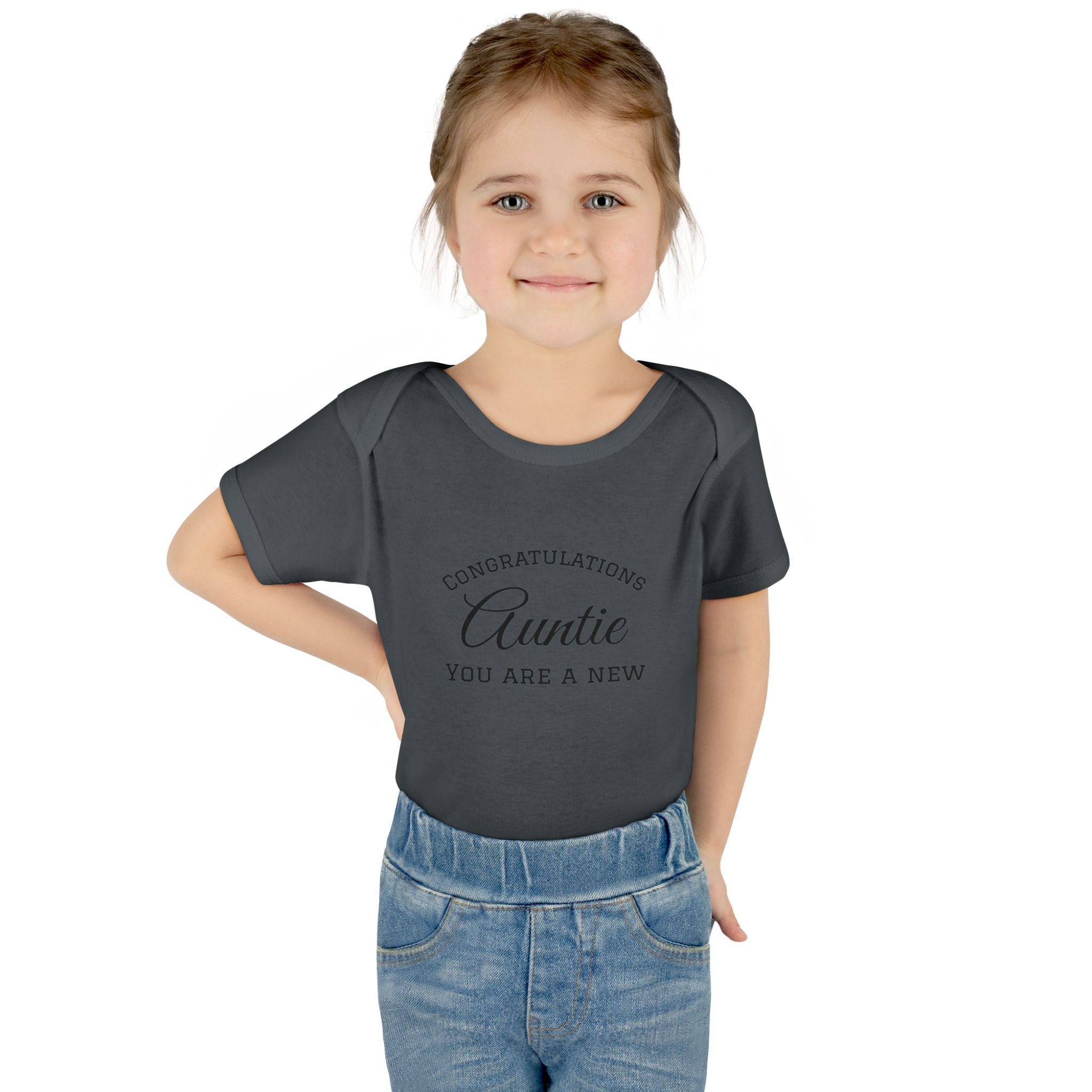 Infant Baby Add Text Rib Bodysuit