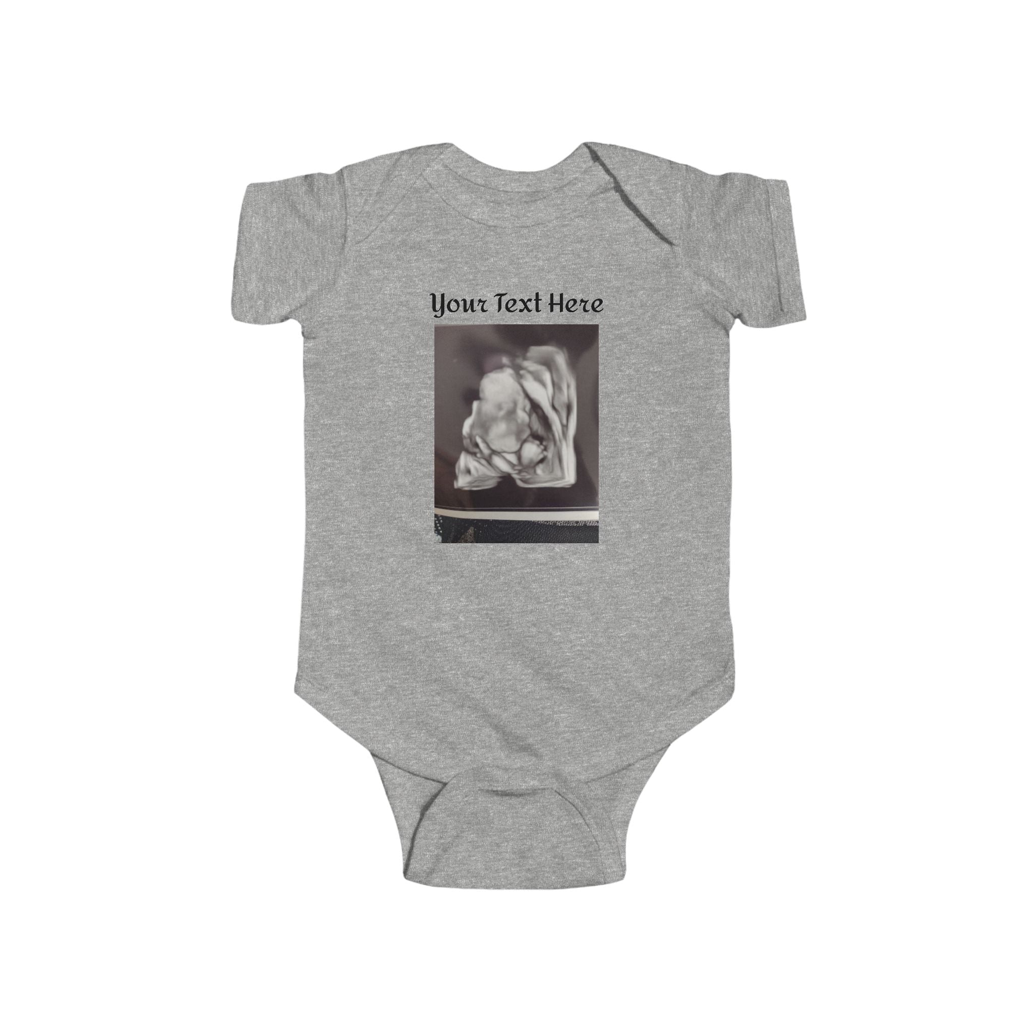 Infant Customizable - Add Text / Photo Jersey Bodysuit