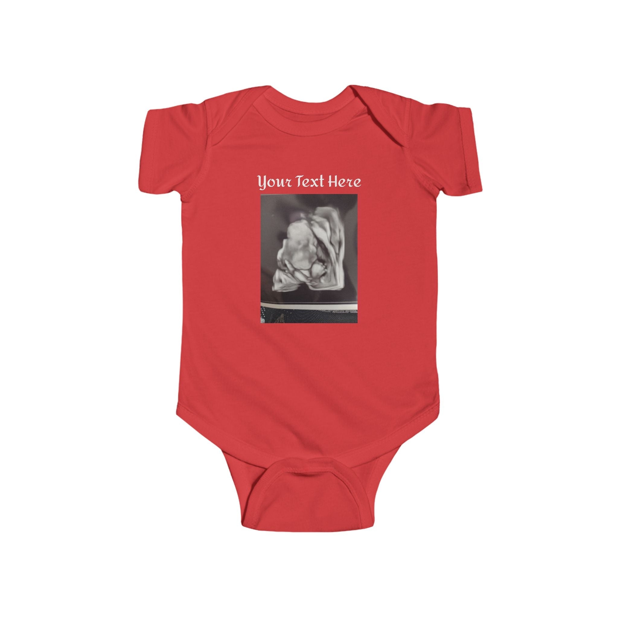 Infant Customizable - Add Text / Photo Jersey Bodysuit