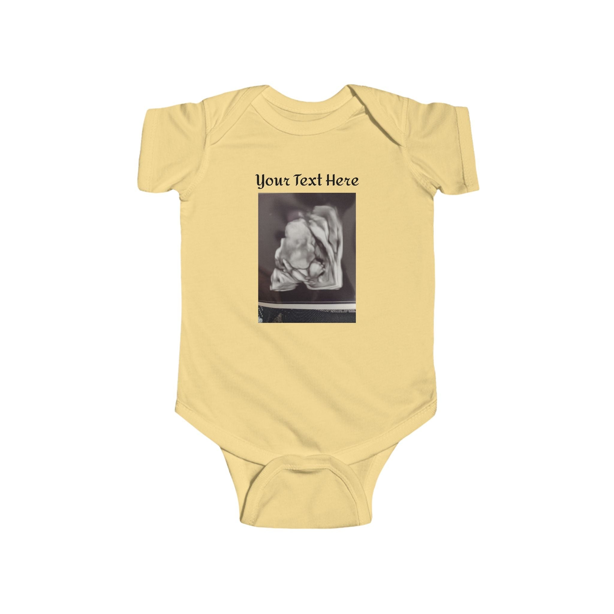 Infant Customizable - Add Text / Photo Jersey Bodysuit