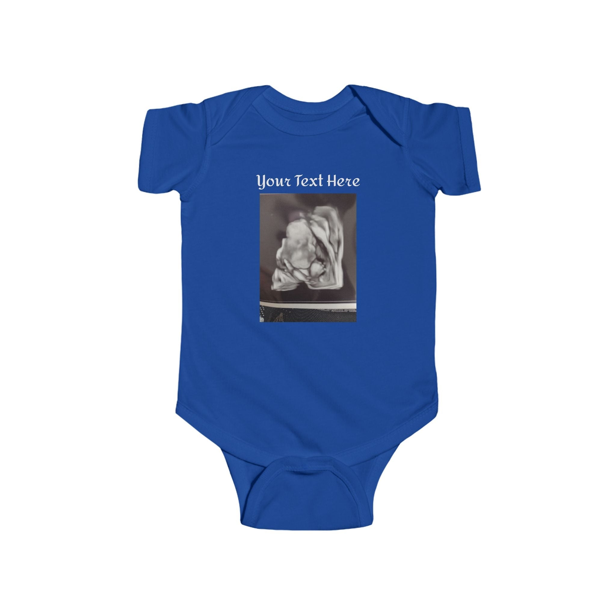 Infant Customizable - Add Text / Photo Jersey Bodysuit