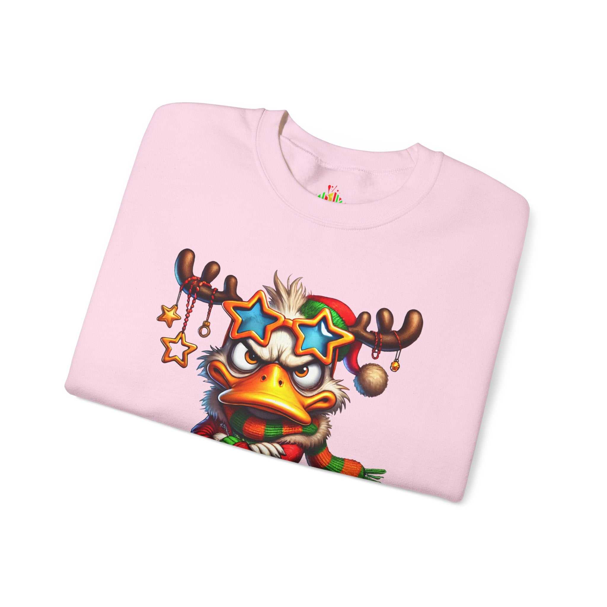 Jolly AF Funny Christmas Crew Neck SweatshirtSweatshirtJolly AF Sweatshirt