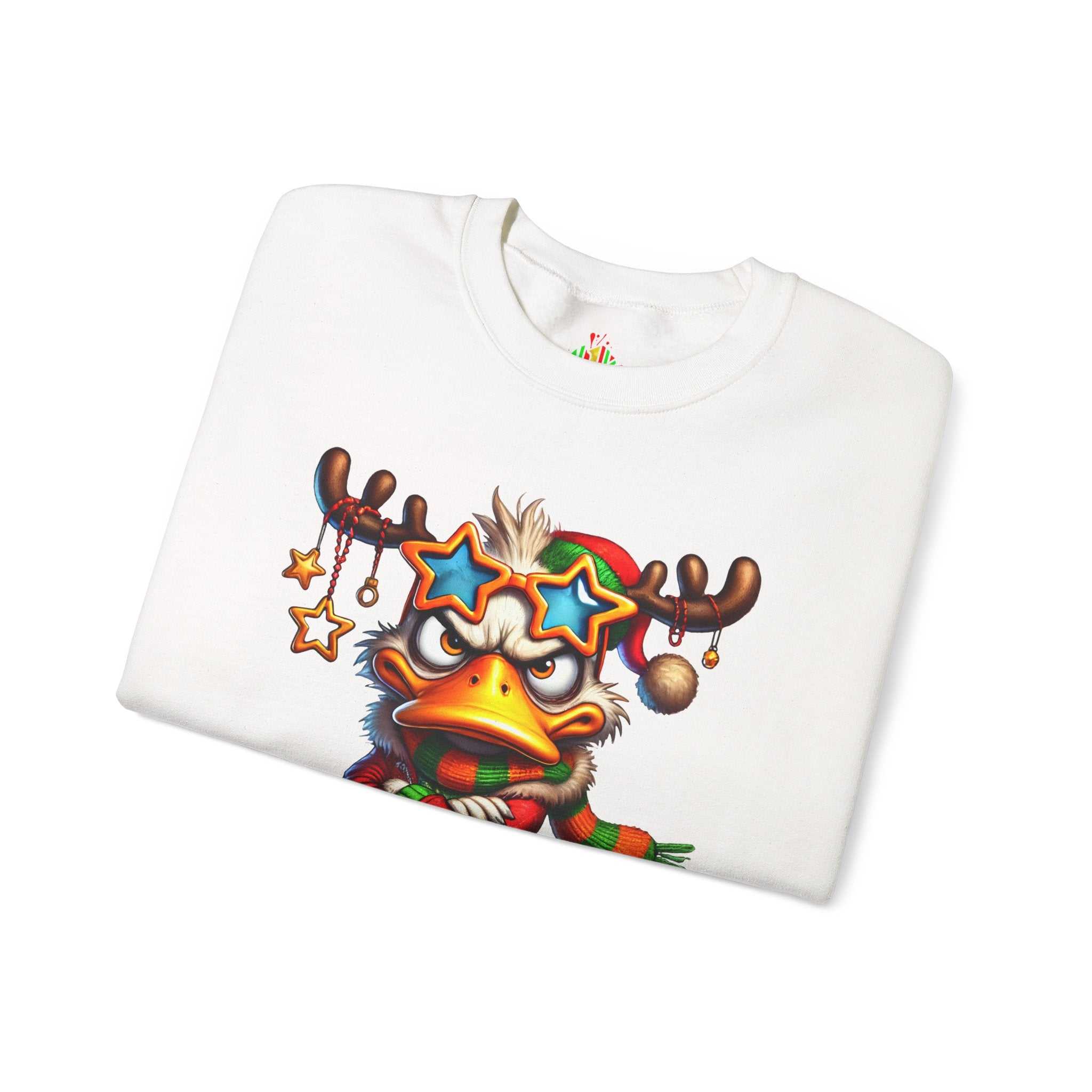 Jolly AF Funny Christmas Crew Neck SweatshirtSweatshirtJolly AF Sweatshirt