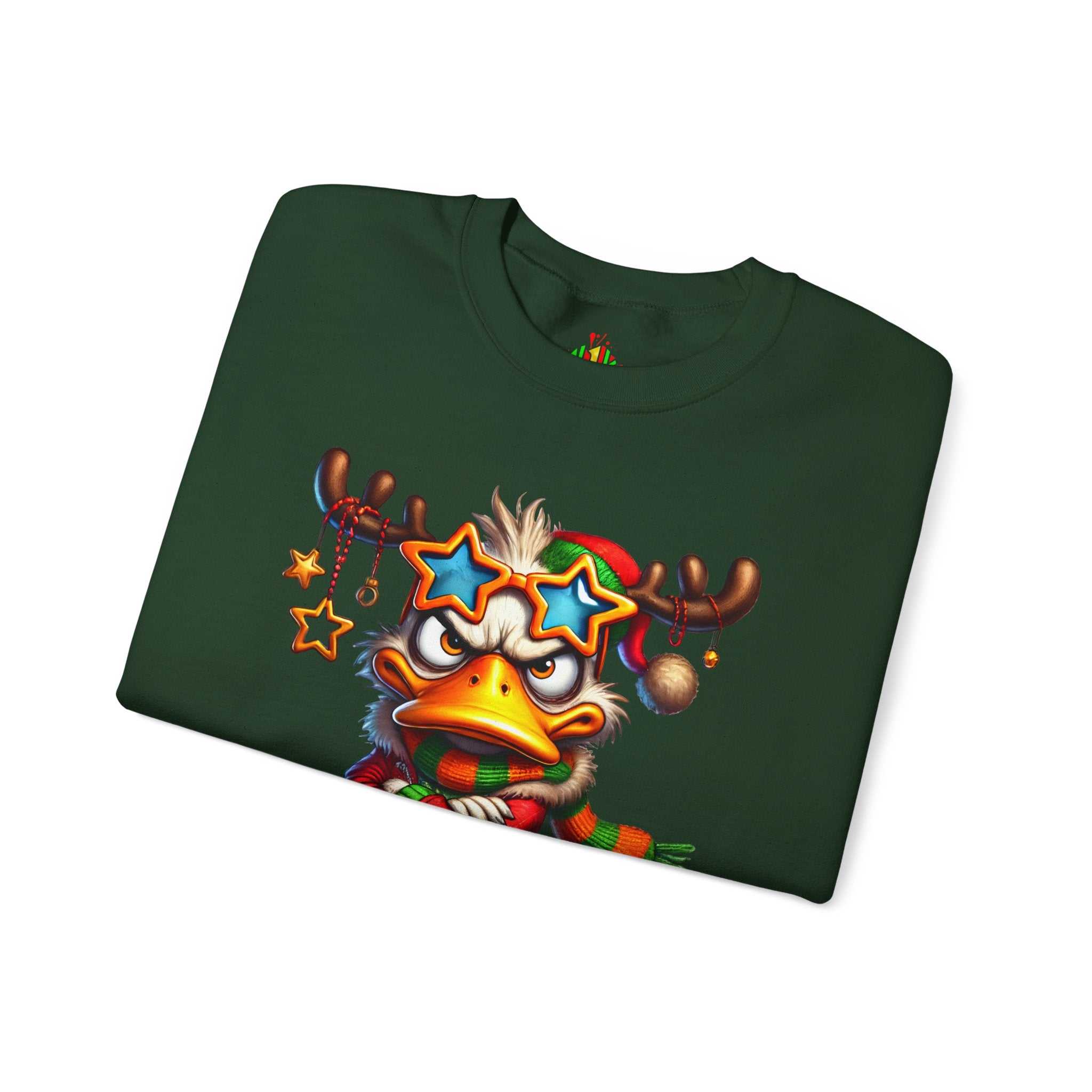 Jolly AF Funny Christmas Crew Neck SweatshirtSweatshirtJolly AF Sweatshirt