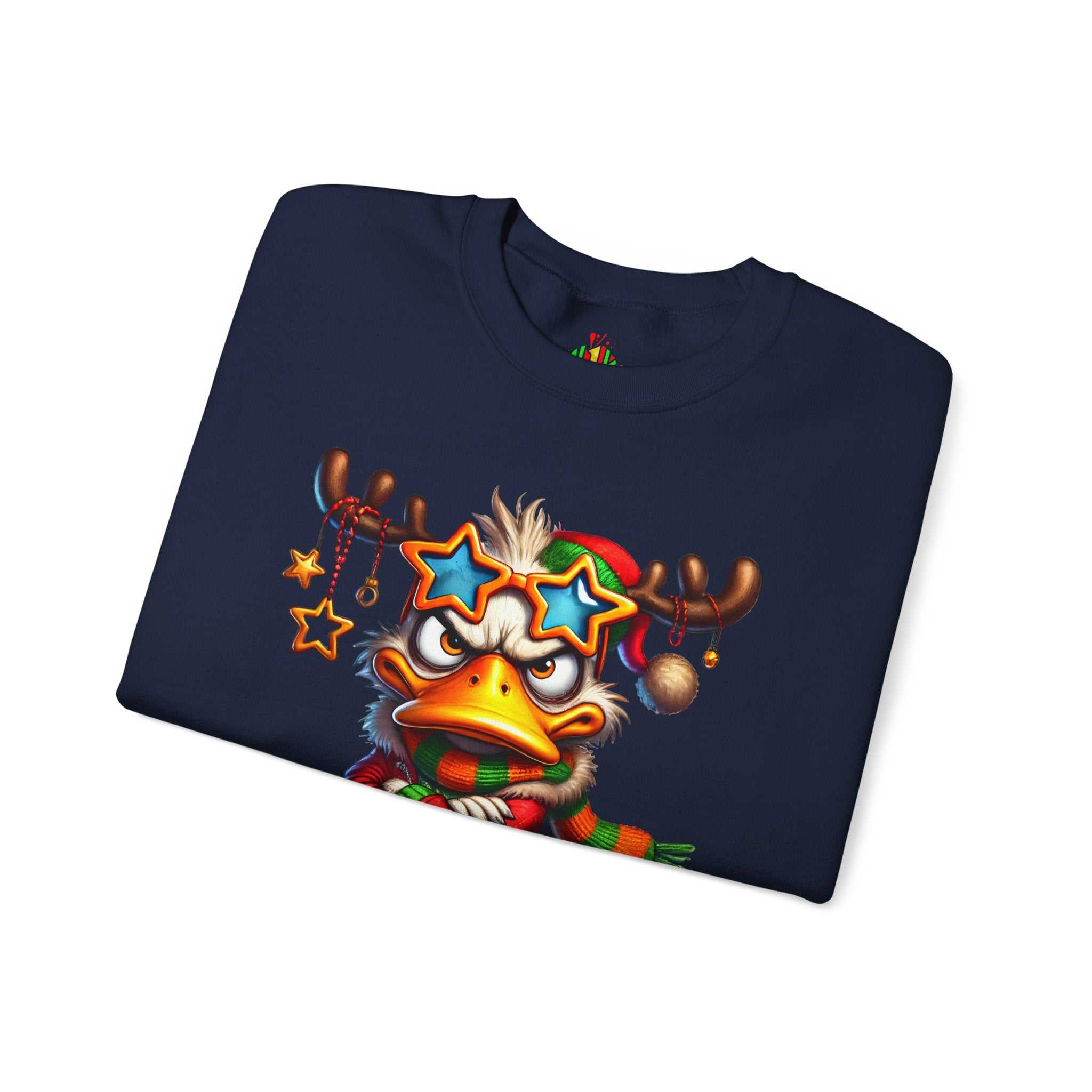 Jolly AF Funny Christmas Crew Neck SweatshirtSweatshirtJolly AF Sweatshirt