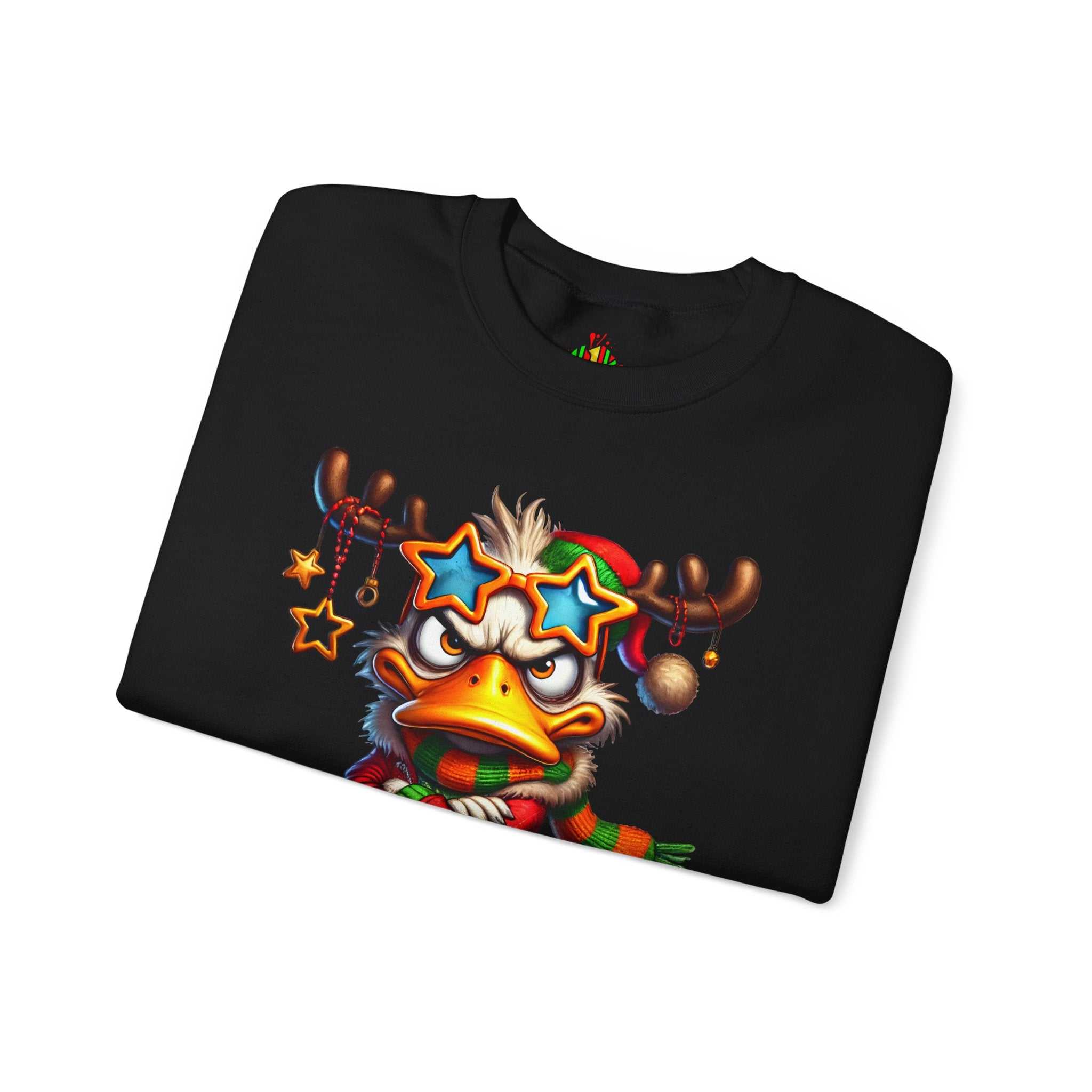 Jolly AF Funny Christmas Crew Neck SweatshirtSweatshirtJolly AF Sweatshirt