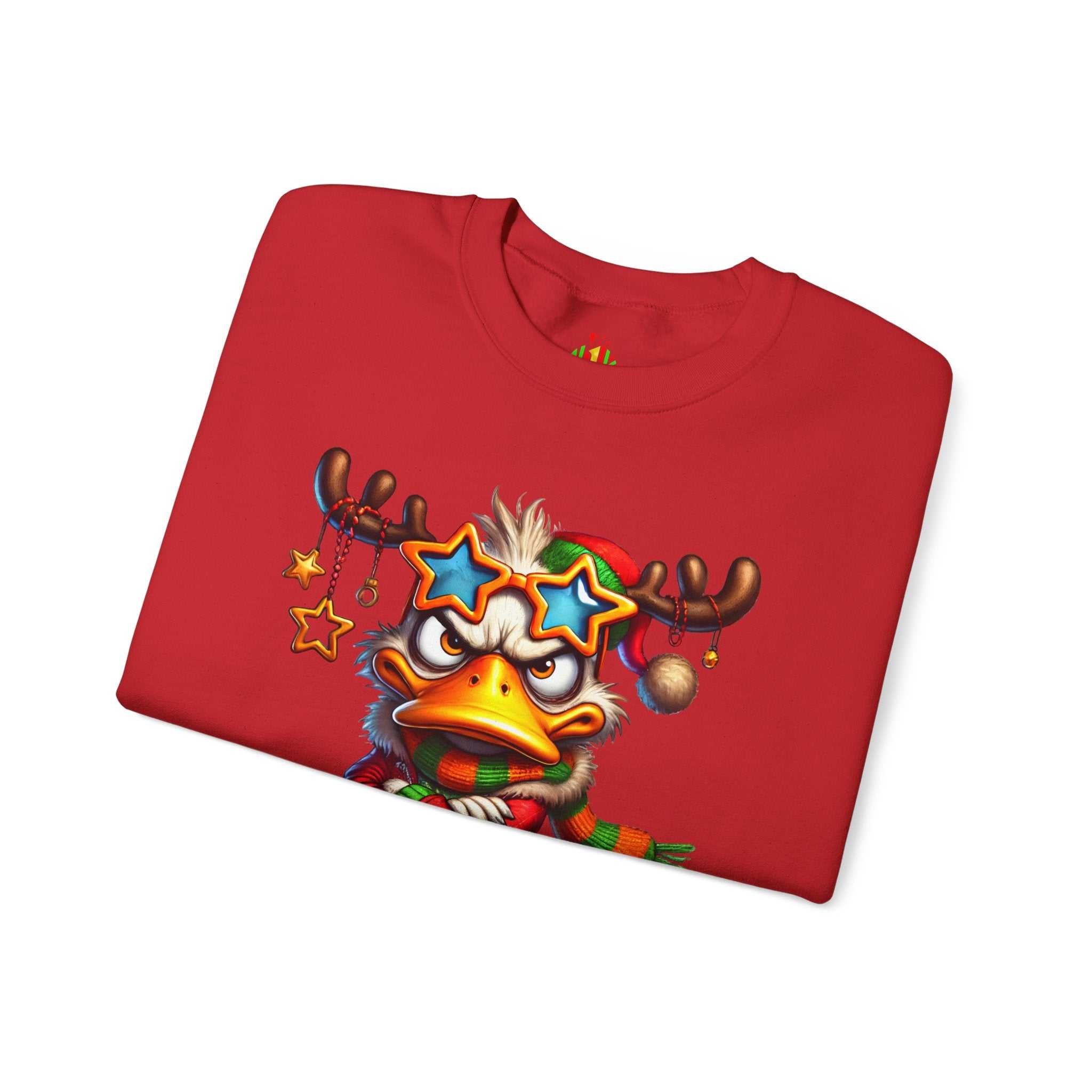 Jolly AF Funny Christmas Crew Neck SweatshirtSweatshirtJolly AF Sweatshirt