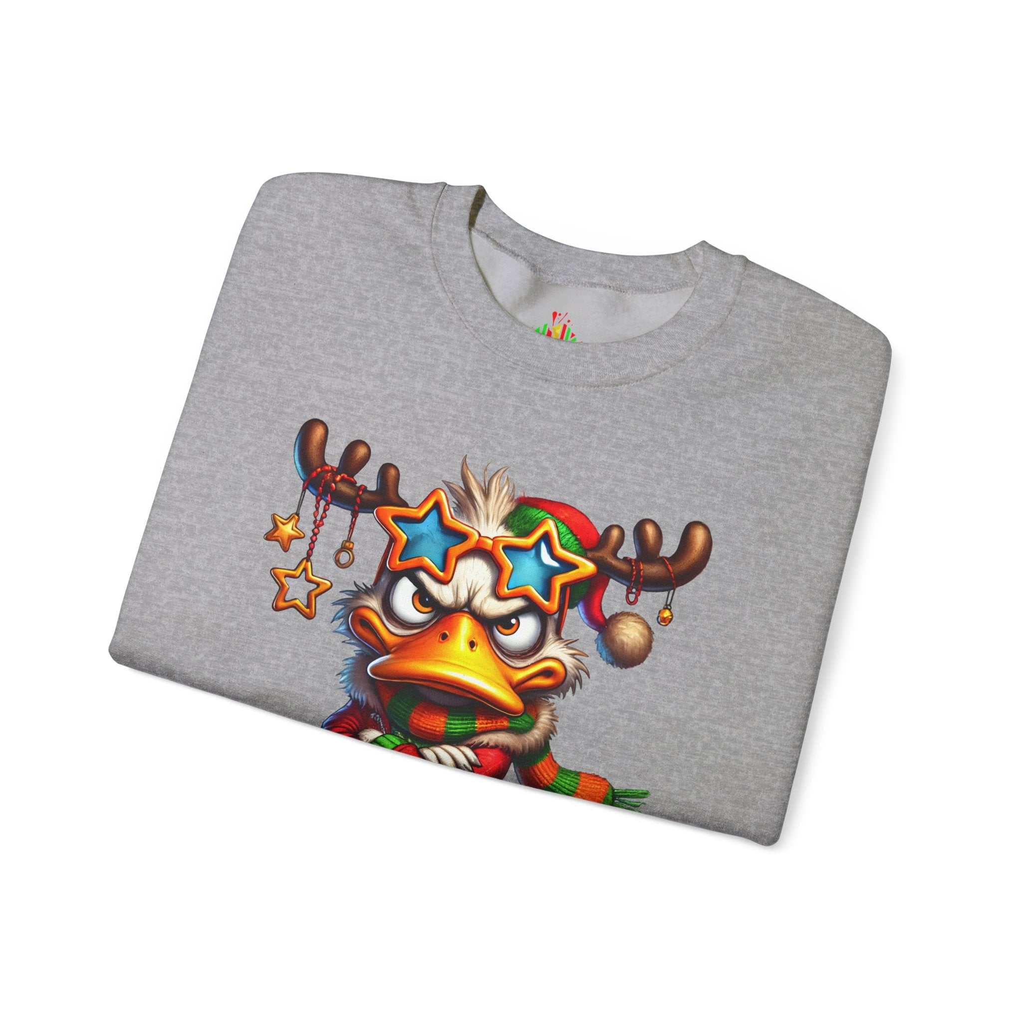 Jolly AF Funny Christmas Crew Neck SweatshirtSweatshirtJolly AF Sweatshirt