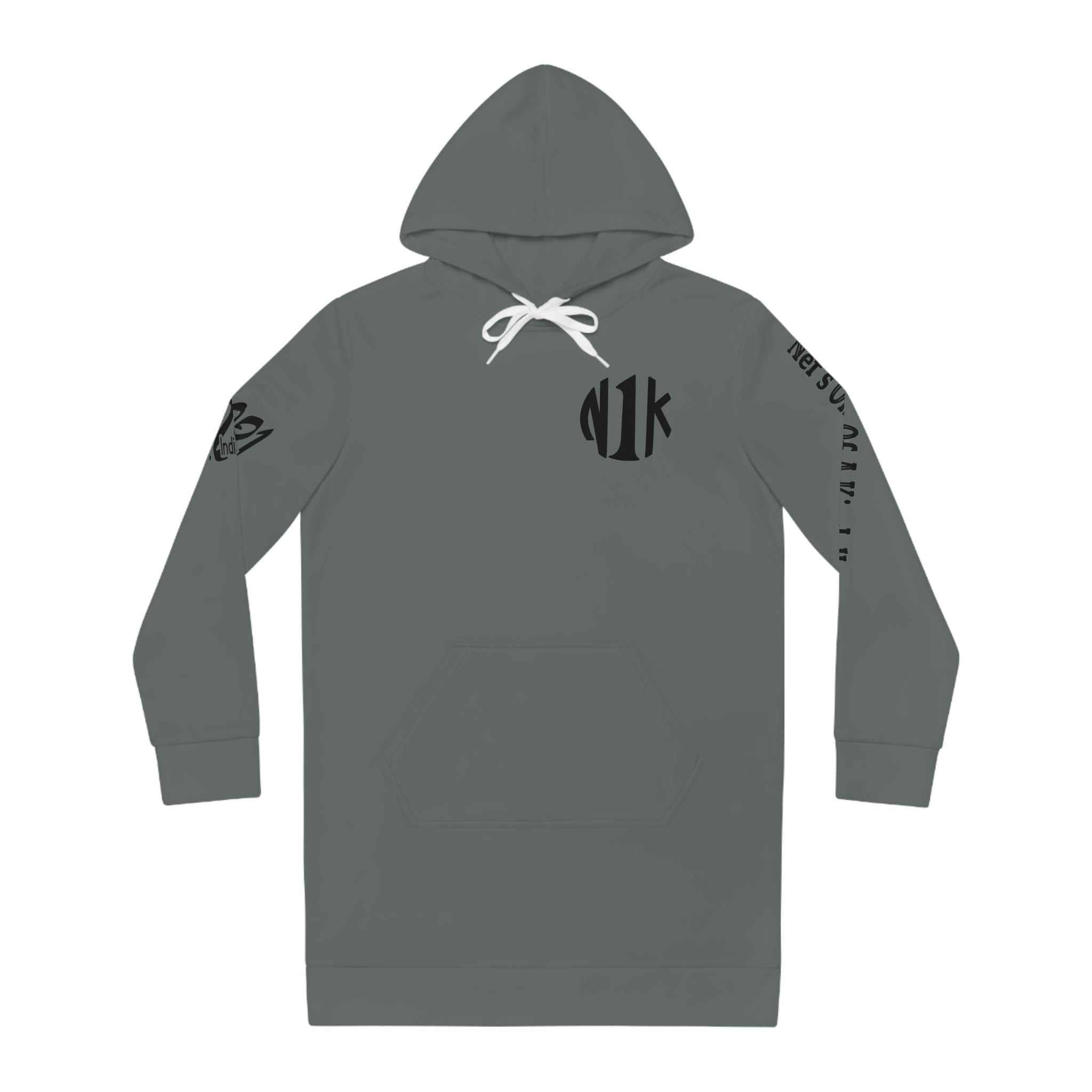 Know Better Hoodie Dress women’s warm polyester hoodie dress with long hood and regular fit