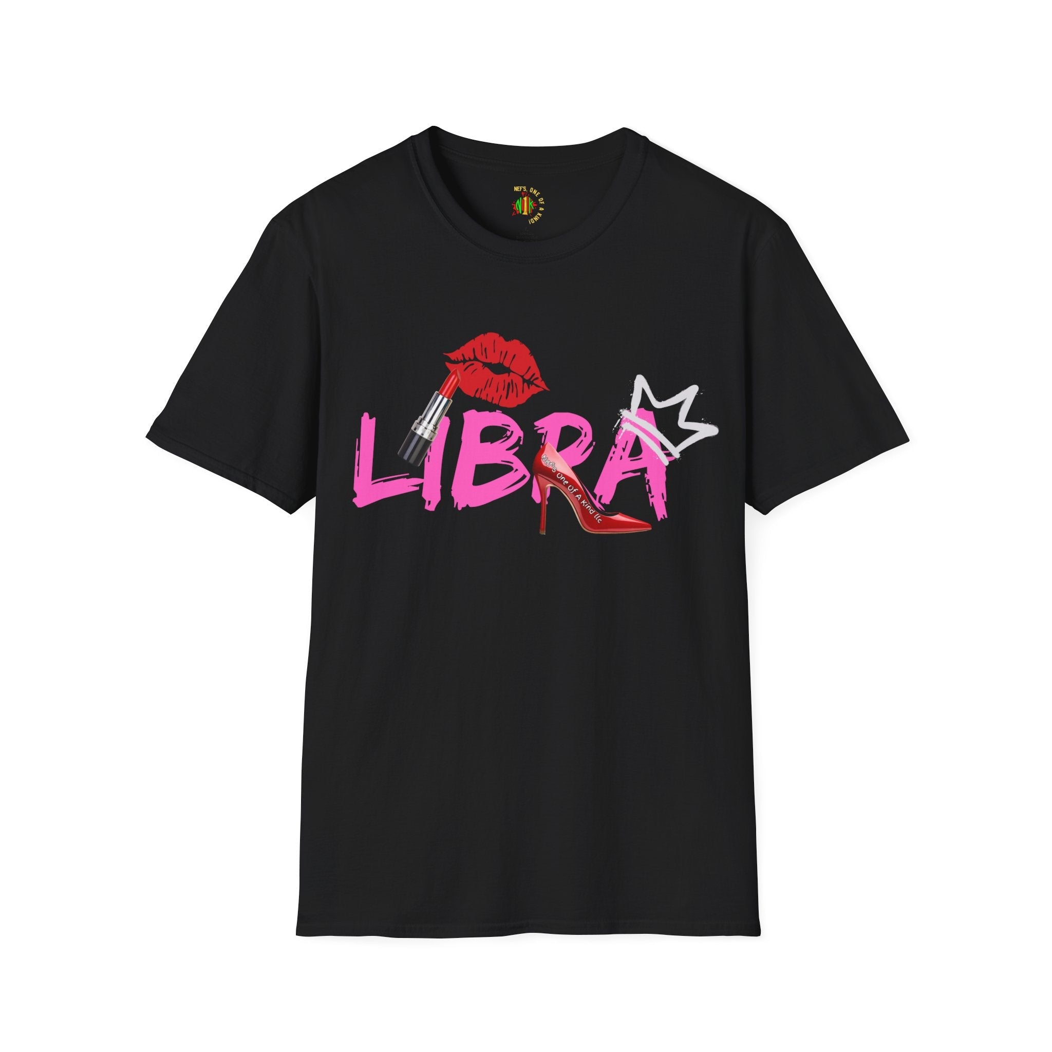 Libra Lipstick Tee — Zodiac Libra Graphic T-Shirt