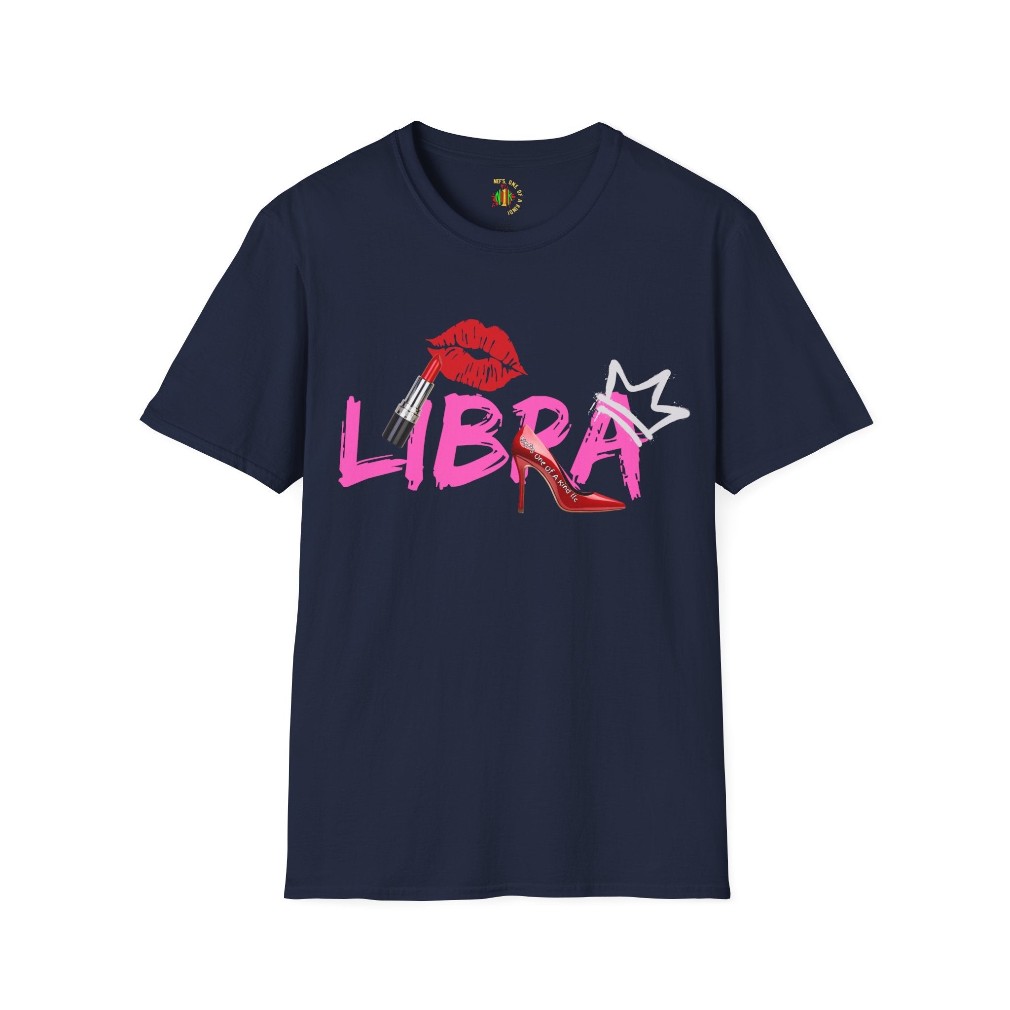 Libra Lipstick Tee — Zodiac Libra Graphic T-Shirt