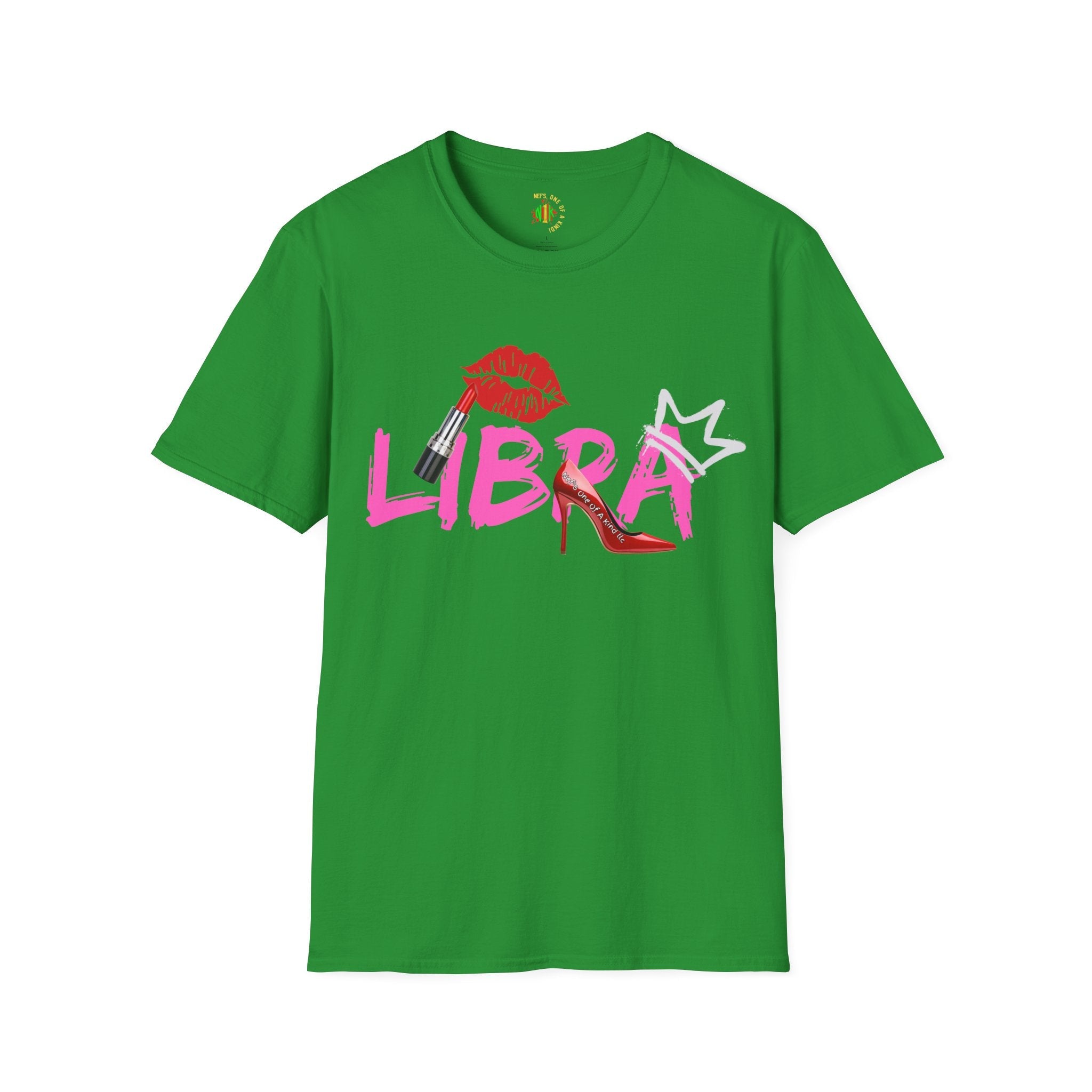 Libra Lipstick Tee — Zodiac Libra Graphic T-Shirt