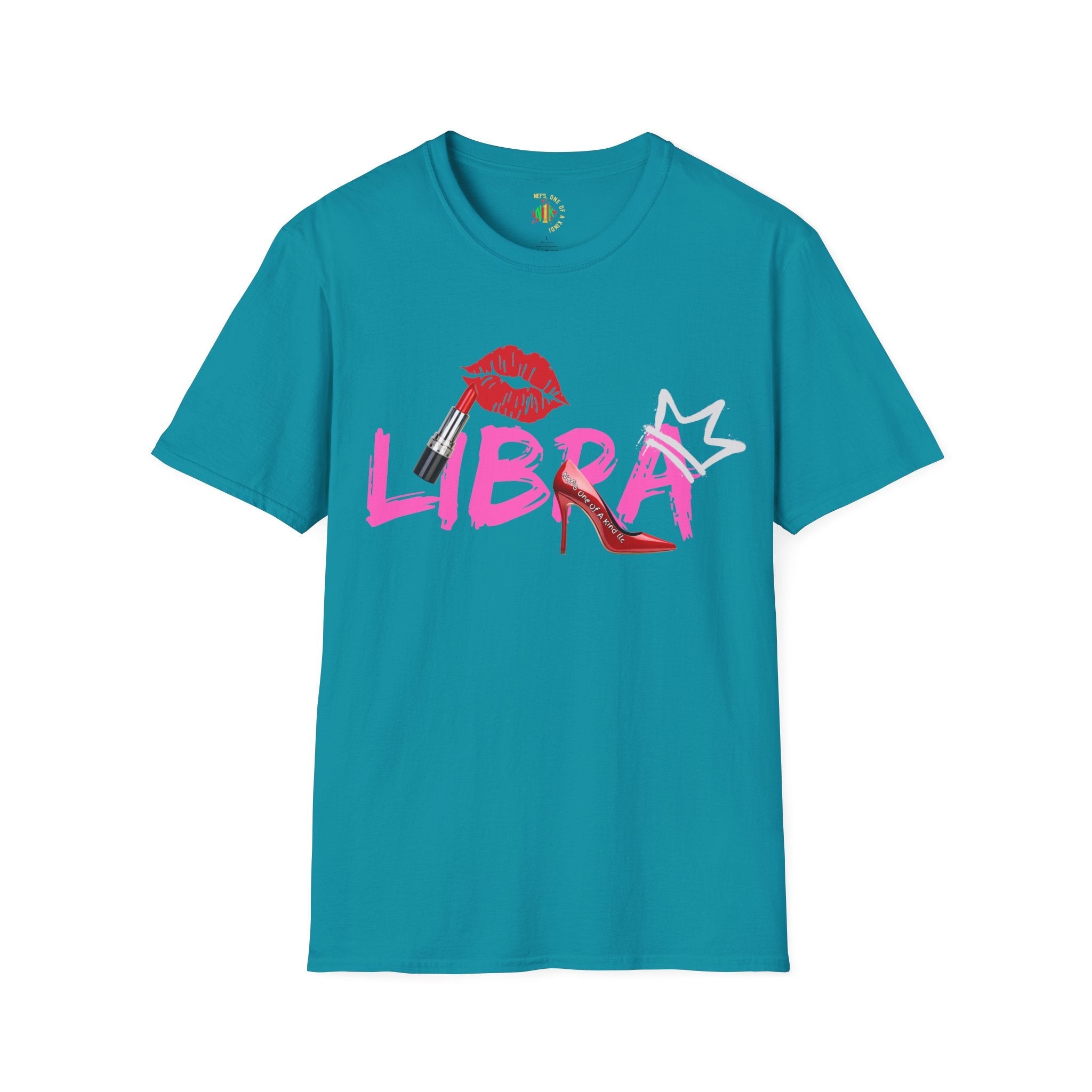 Libra Lipstick Tee — Zodiac Libra Graphic T-Shirt