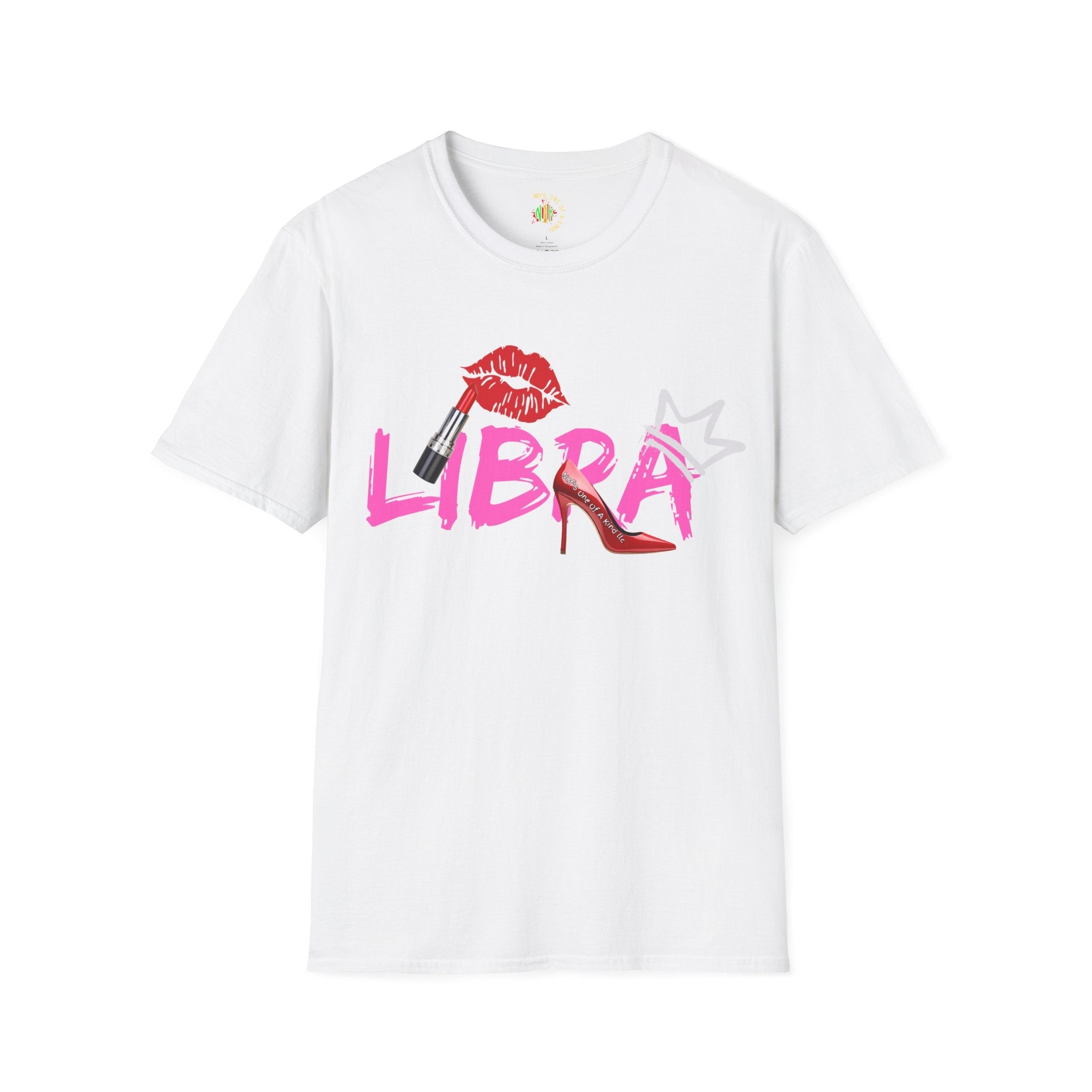 Libra Lipstick Tee — Zodiac Libra Graphic T-Shirt