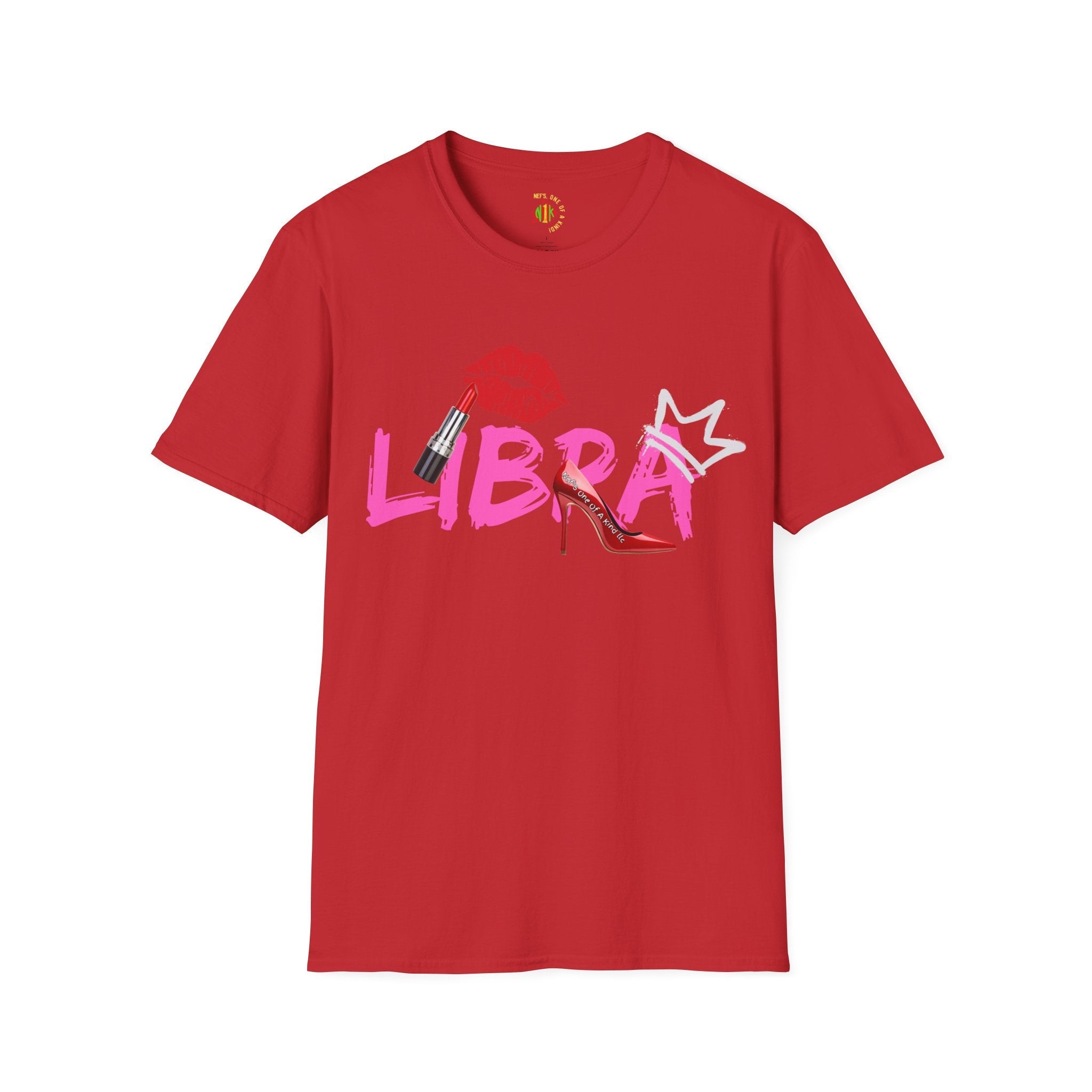 Libra Lipstick Tee — Zodiac Libra Graphic T-Shirt