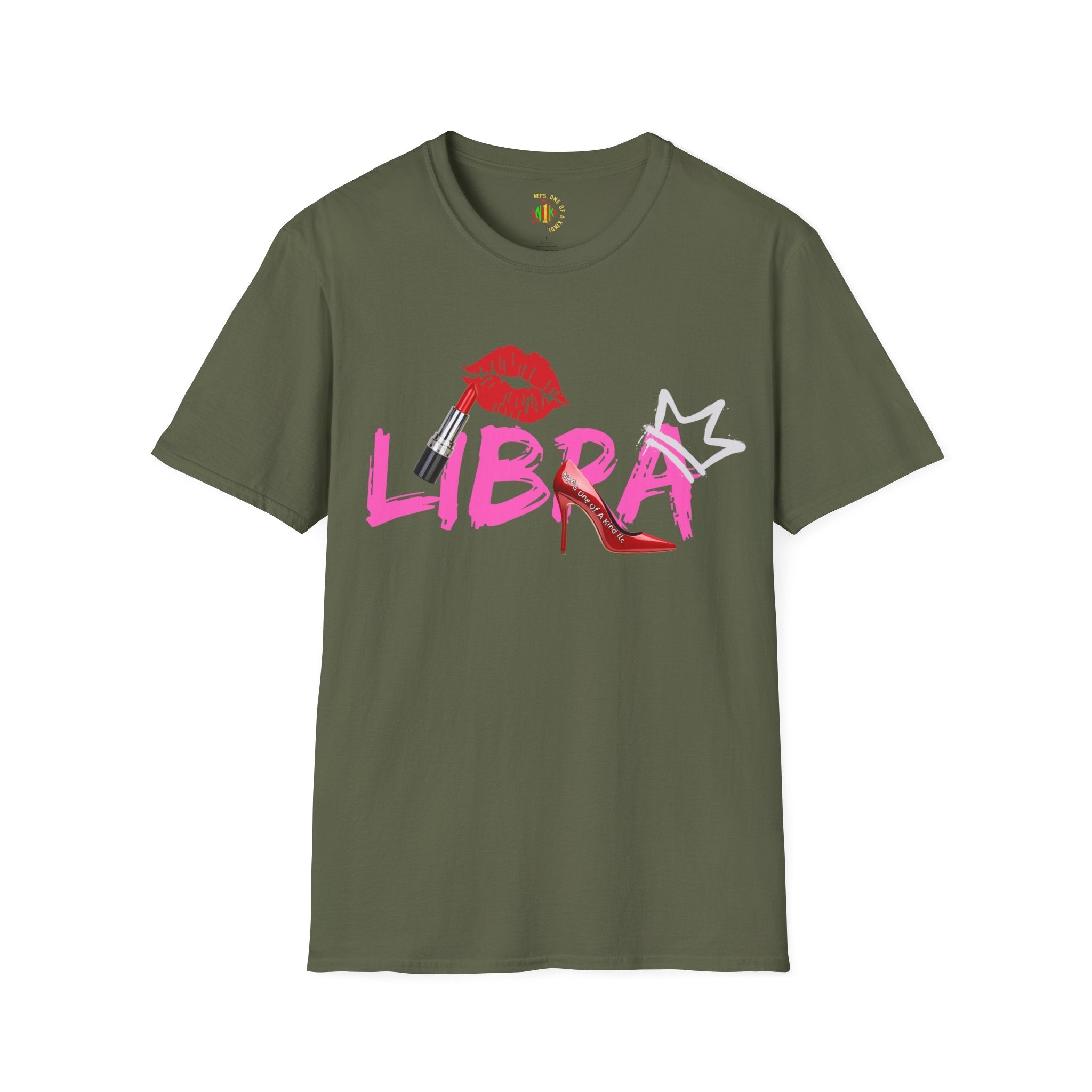 Libra Lipstick Tee — Zodiac Libra Graphic T-Shirt