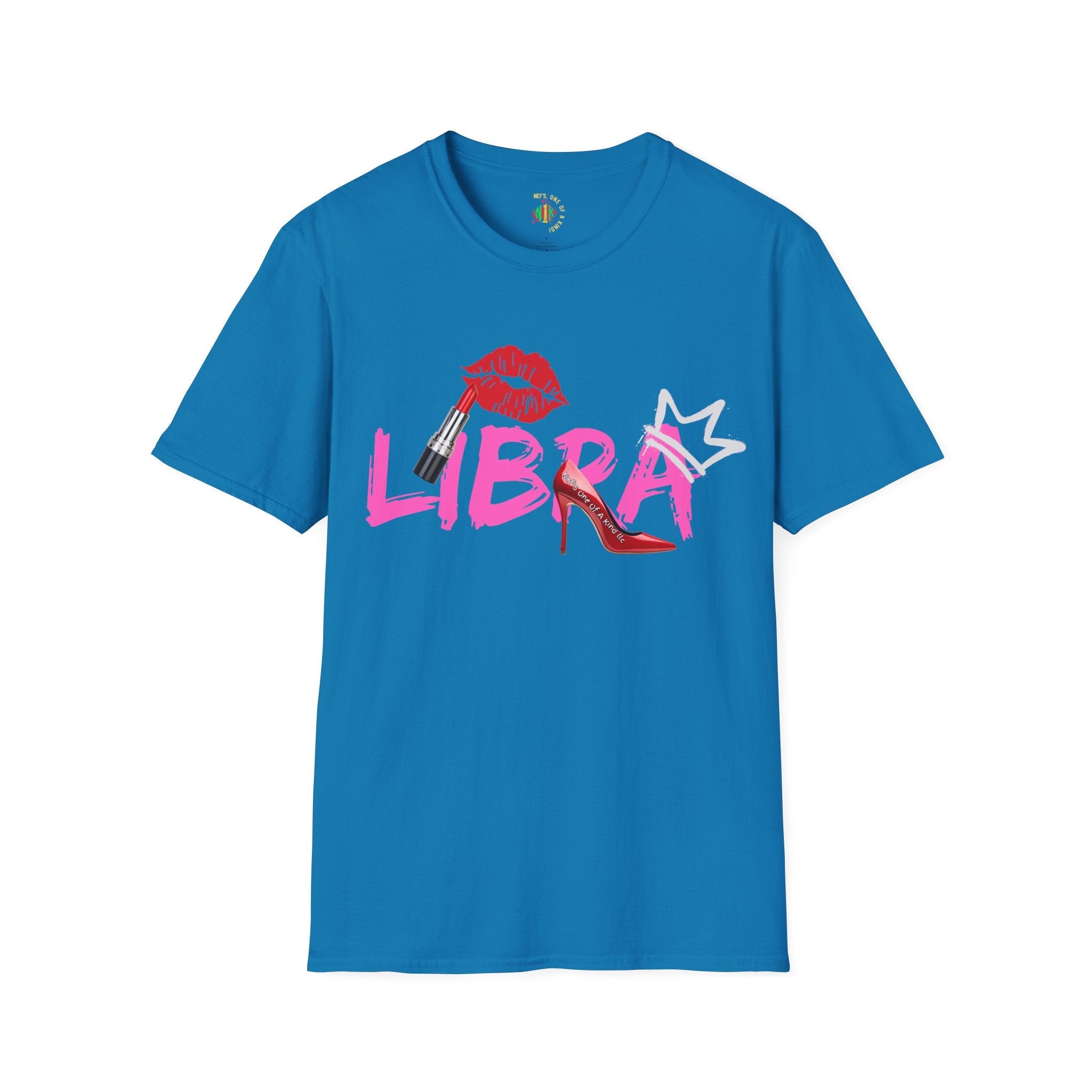 Libra Lipstick Tee — Zodiac Libra Graphic T-Shirt