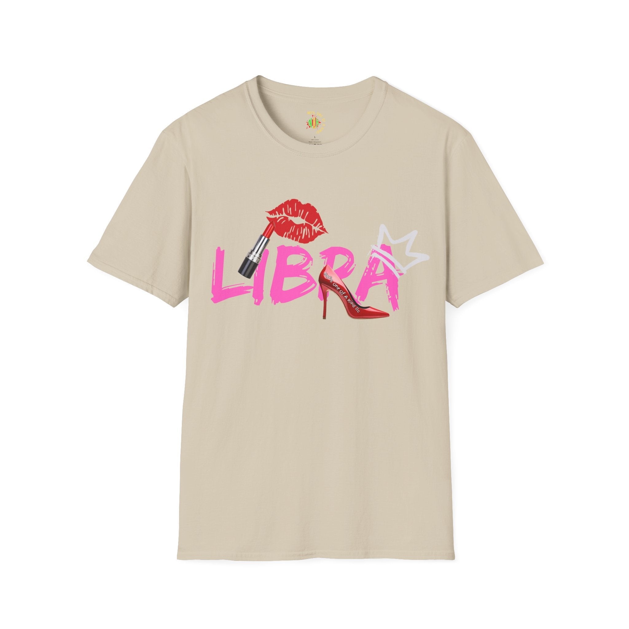 Libra Lipstick Tee — Zodiac Libra Graphic T-Shirt
