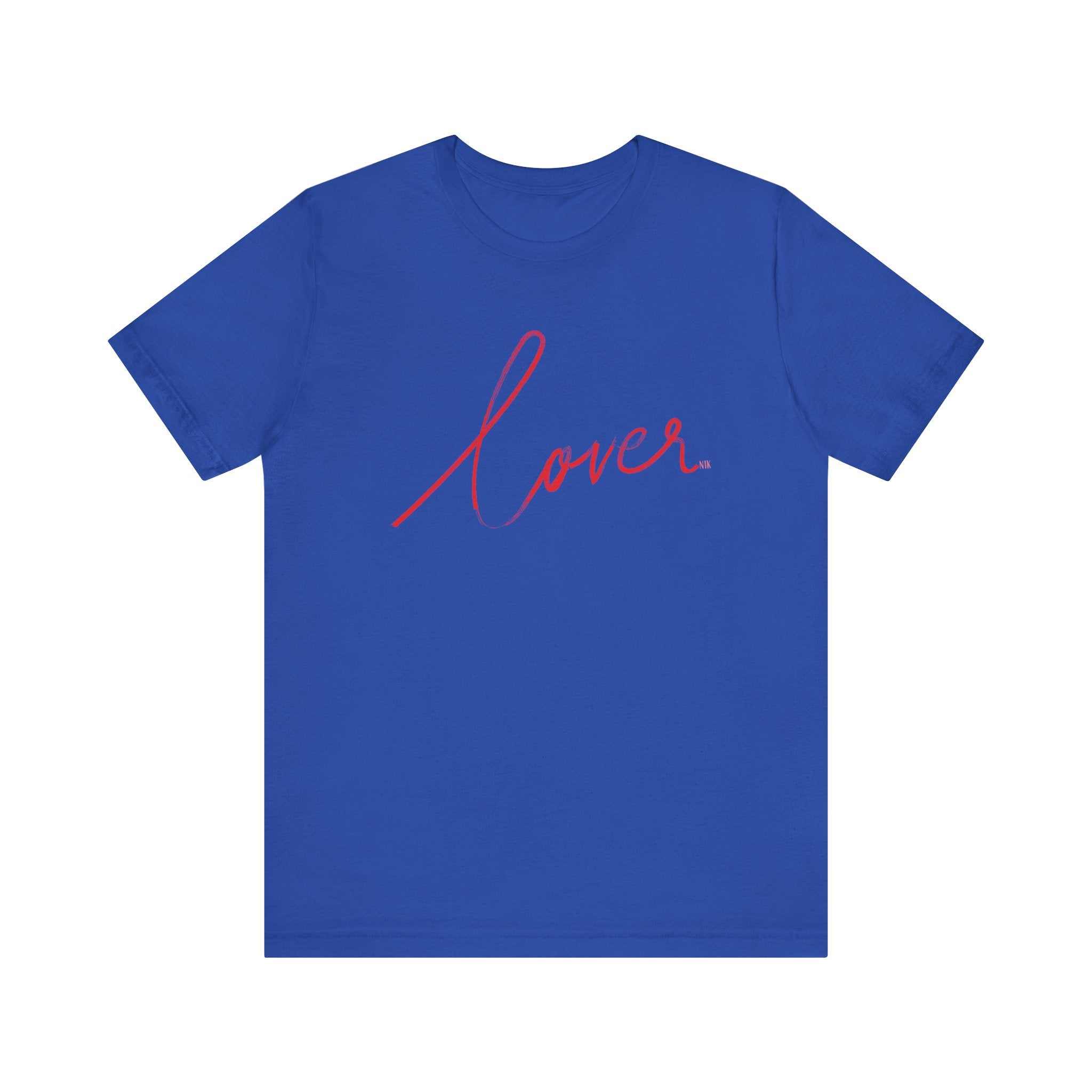Lover Valentine Casual Soft Unisex Jersey Crew Neck Short Sleeve TeeT-ShirtLover Valentine Casual Soft Unisex Jersey Crew Neck Short Sleeve Tee